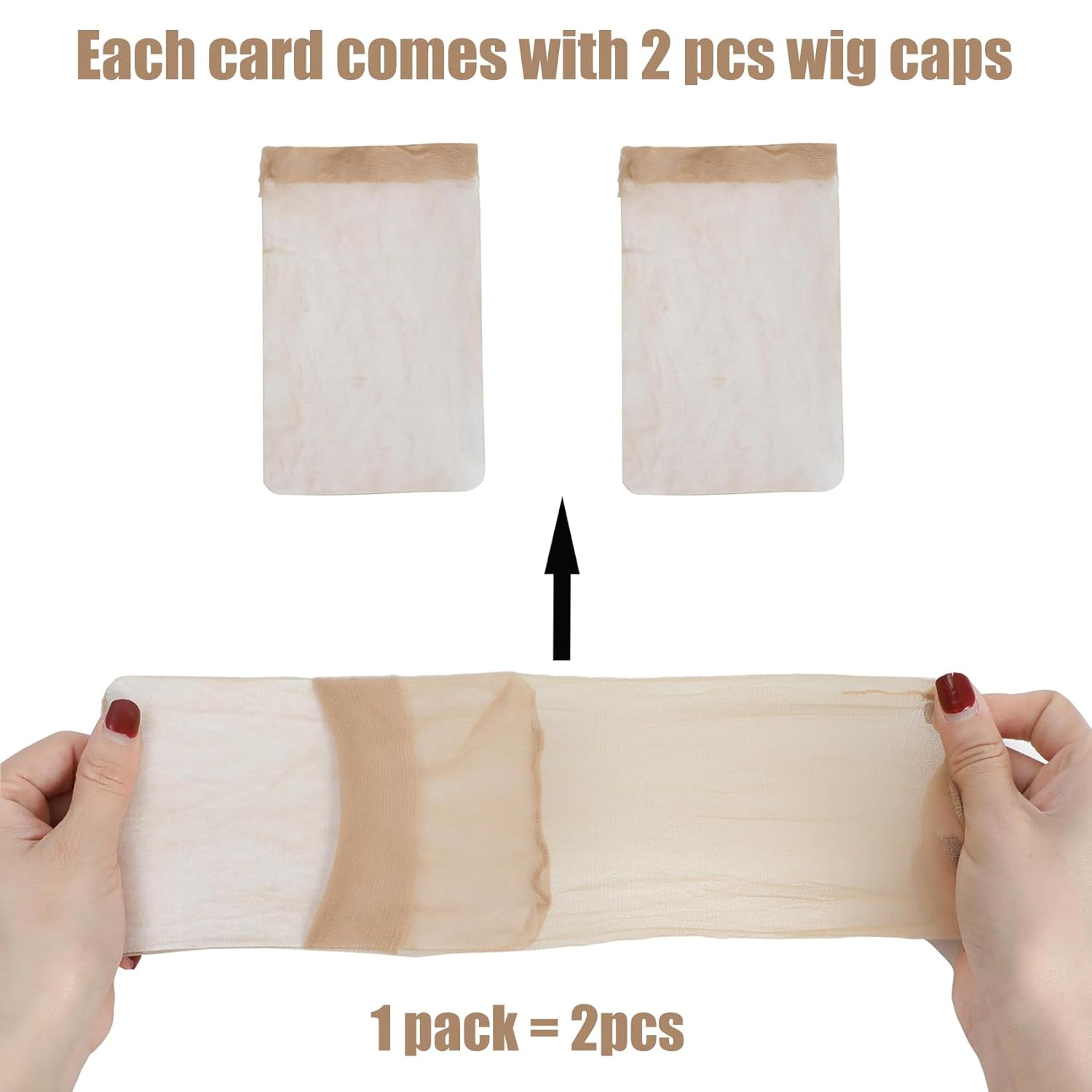 Invisible UltraThin Lace Front Wig Cap For Women Stretchy Nylon Stocking Cap 5