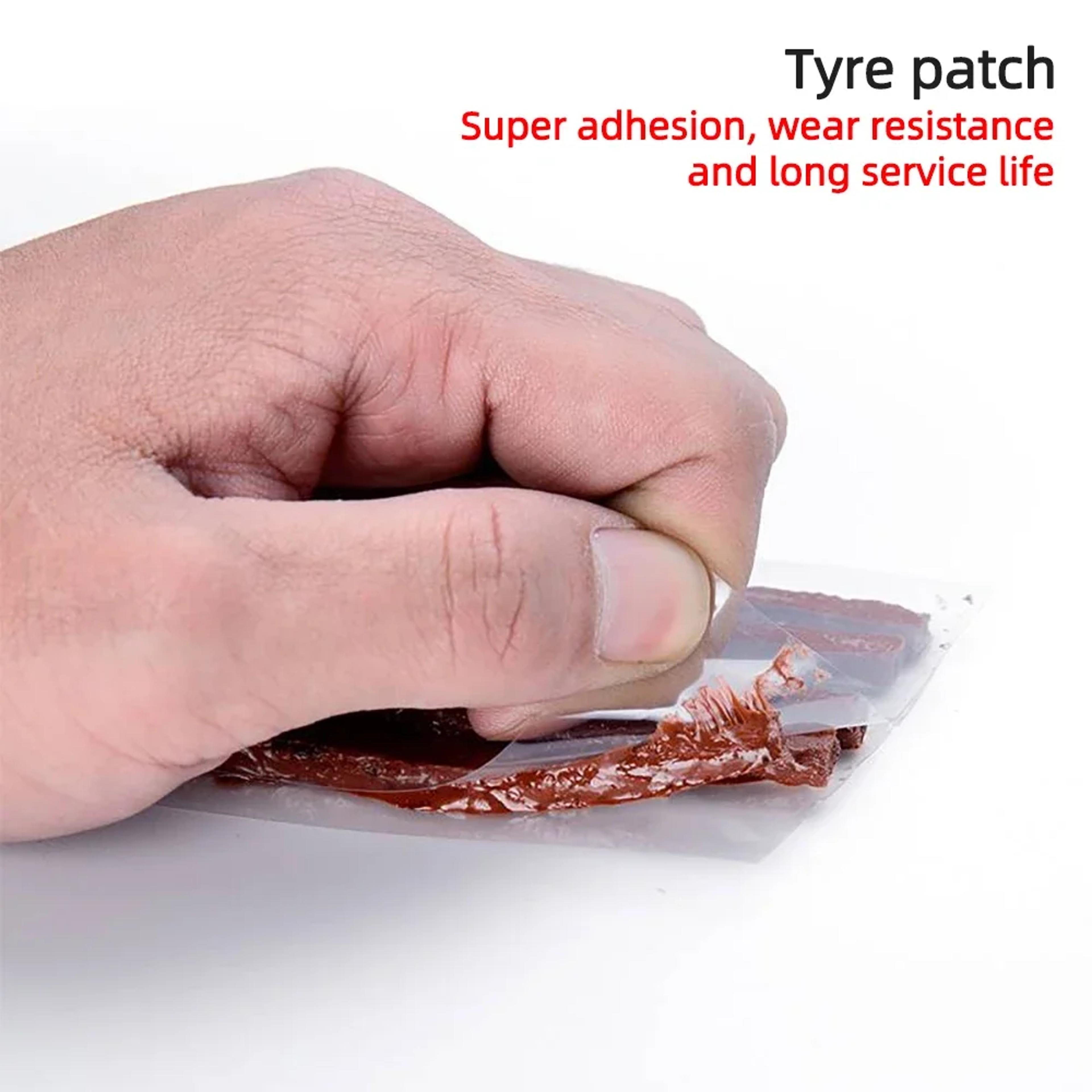 Car Tire Repair Kit Universal Emergency Puncture Plug Tools With Tyre Strips  Glue 2