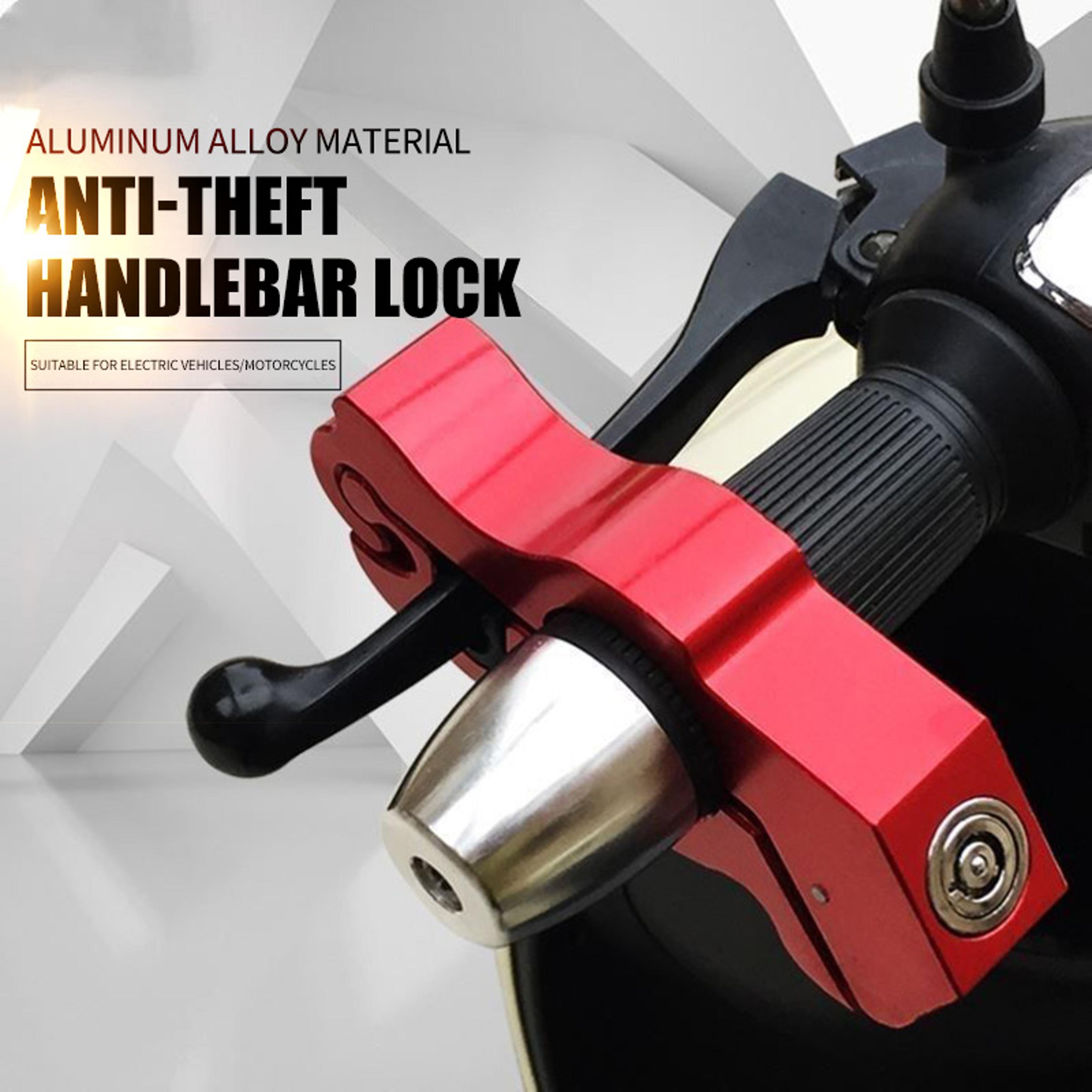 Motorcycle Handlebar Brake Lock AntiTheft Handlebar Security For Dirt  Street Bikes 0