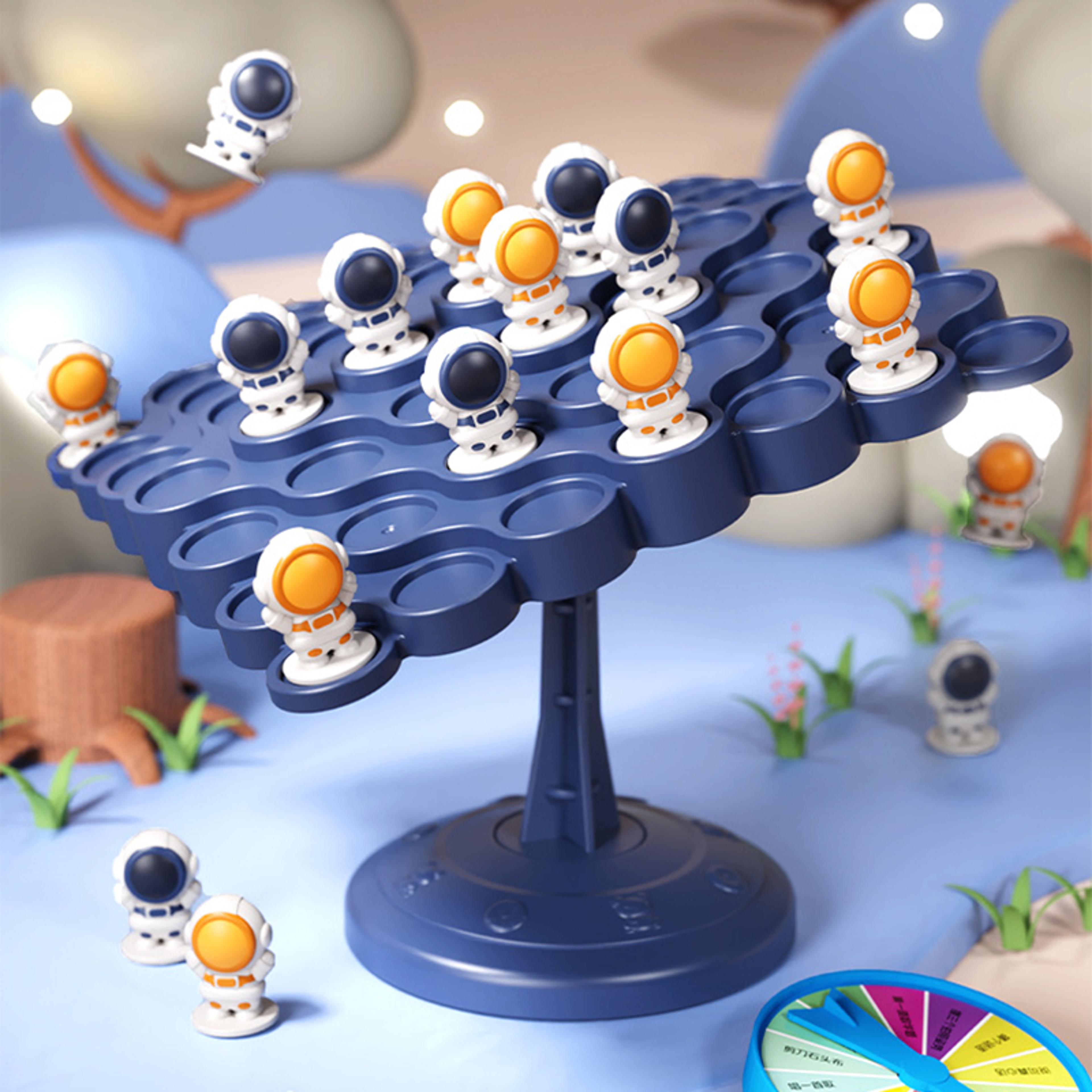 Kids Balance Tree Board Game Interactive Astronauts  Frog Balance Toy For ParentChild Play 0