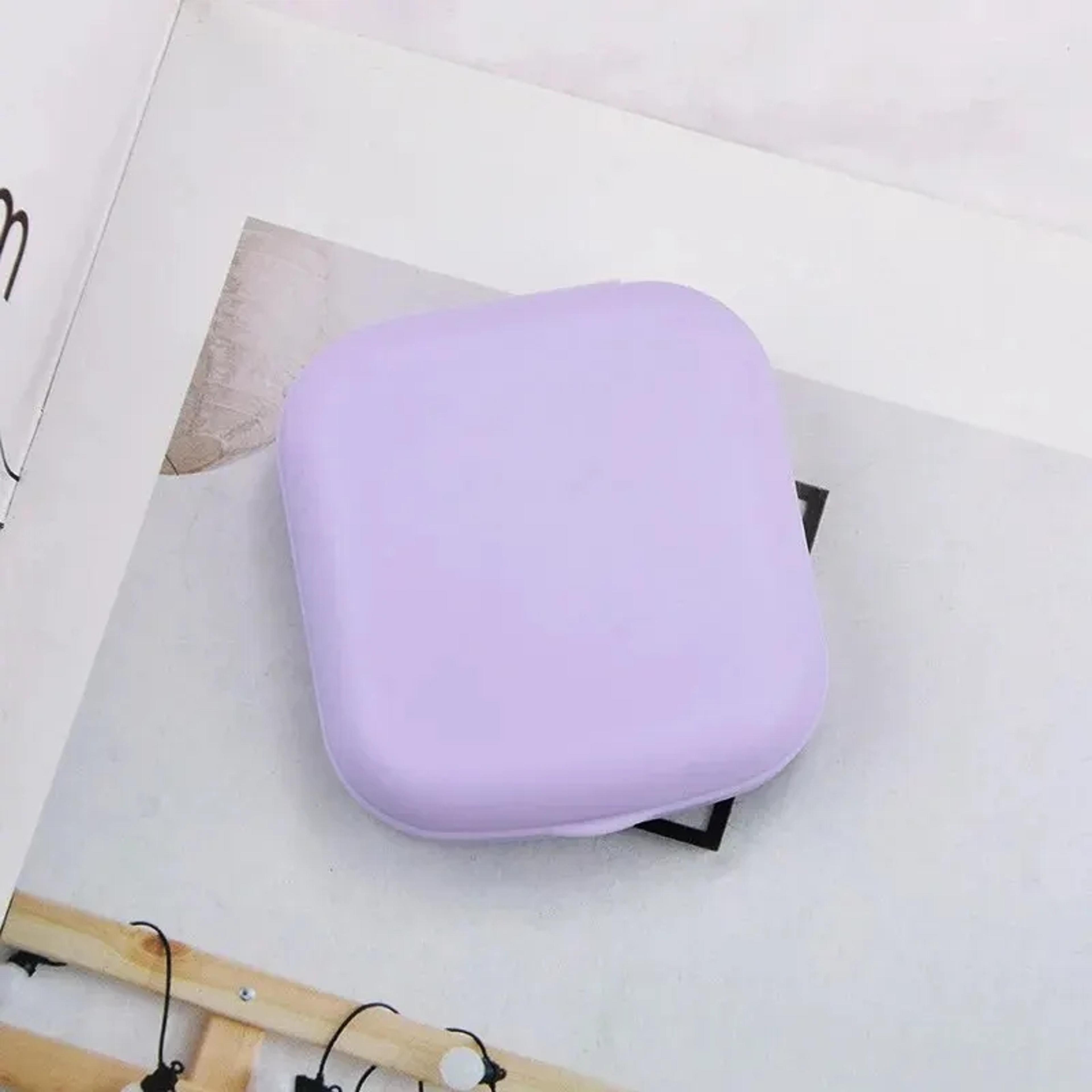 Mini Square Contact Lens Case With Mirror Compact  Colorful Travel Kit For Women 8
