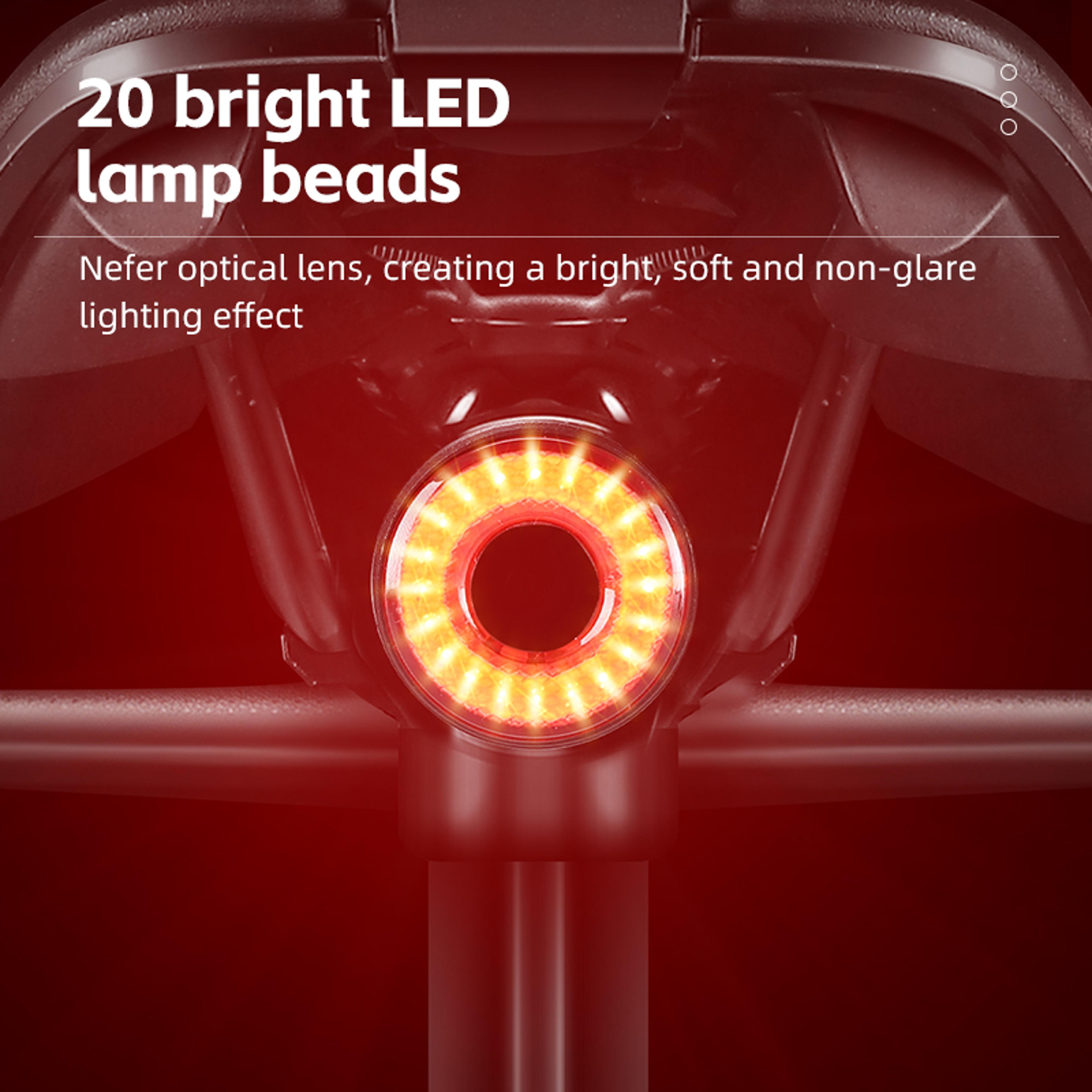 Smart Sensing Bike Tail Light Waterproof TypeC Charging LED Taillight For MTB  Road Bikes 0