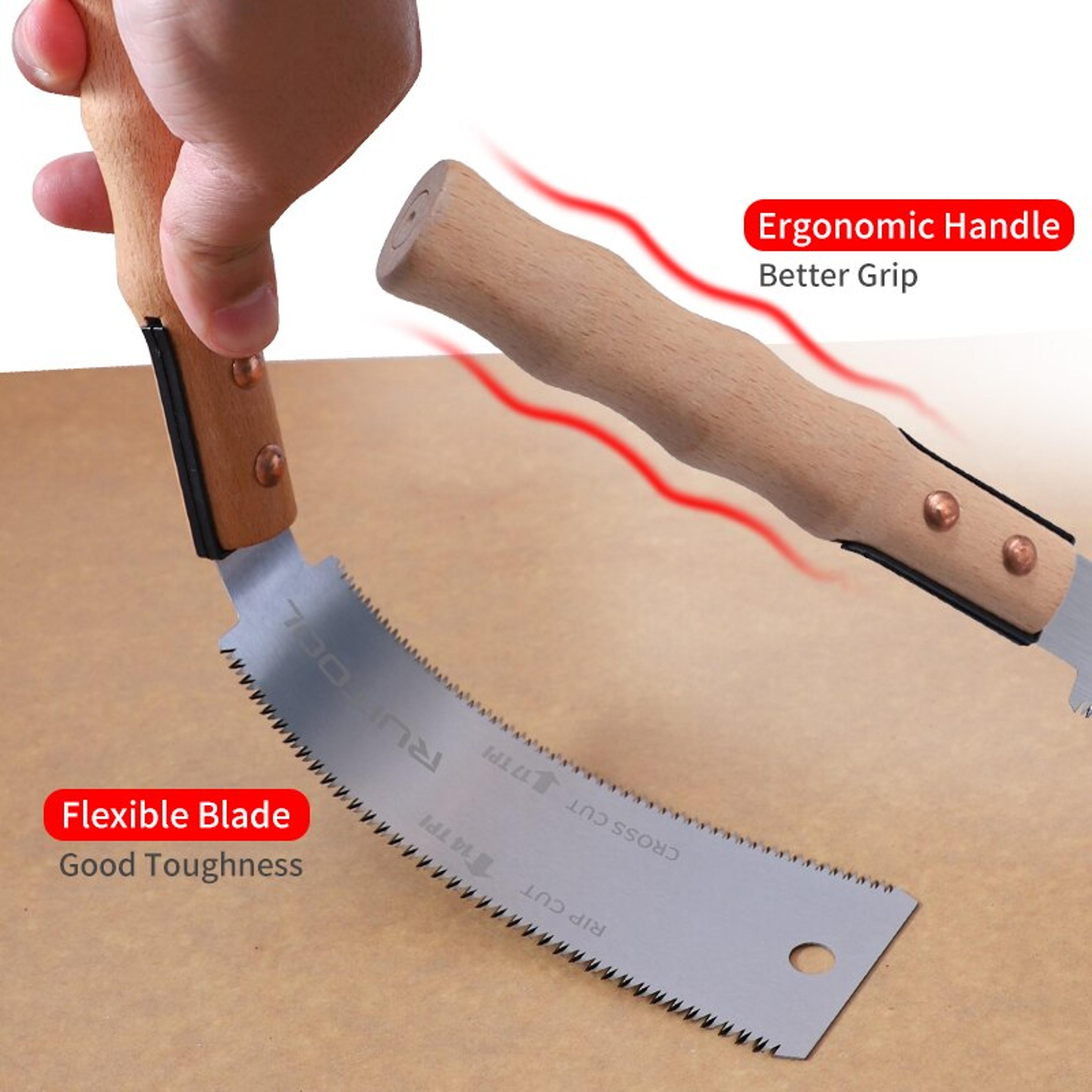 Double Side Hand Pull Saw Steel Flush Cut Saw For Precision Woodworking 3