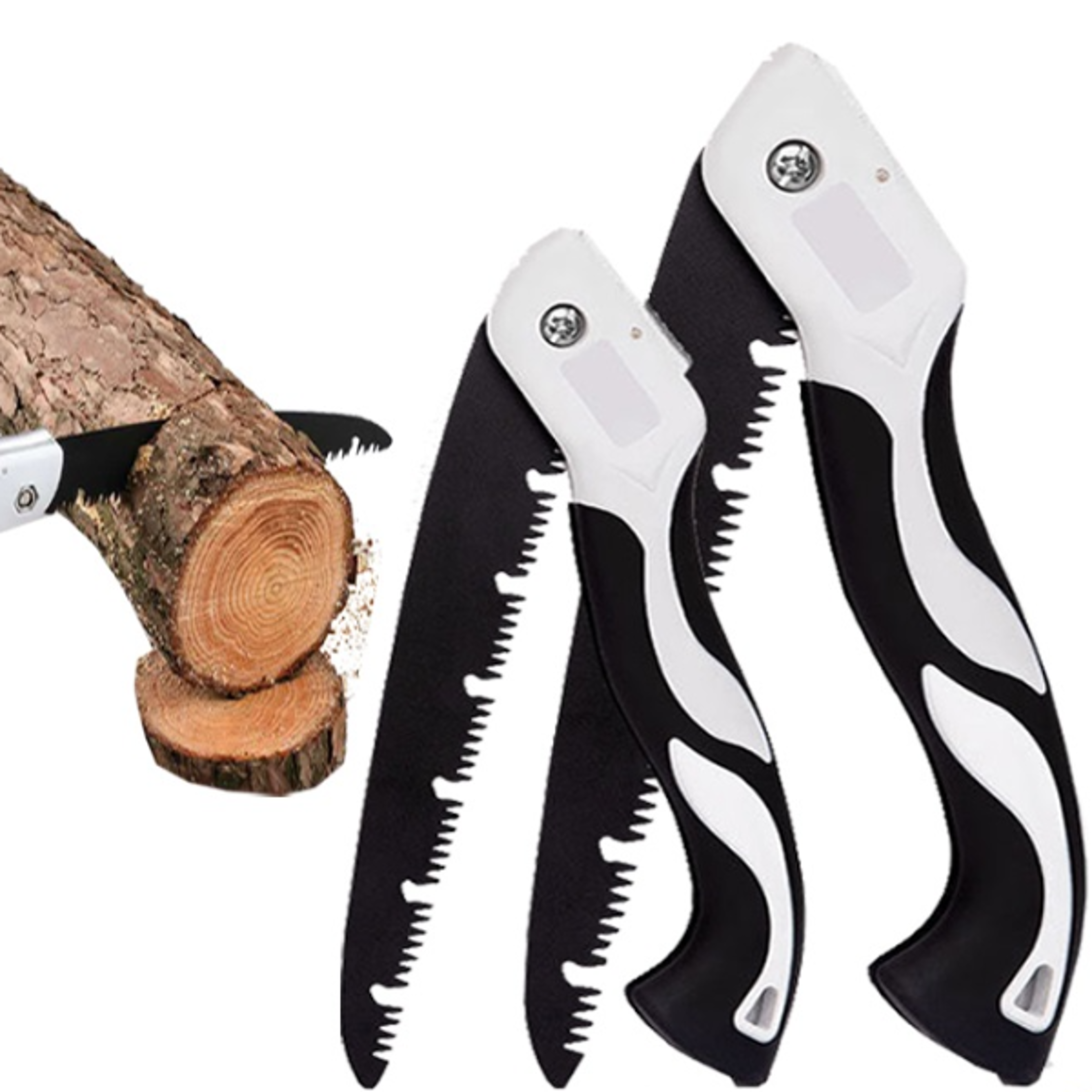 Folding Wood Saw for Outdoor  Garden Compact Sharp Camping and Woodworking Tool