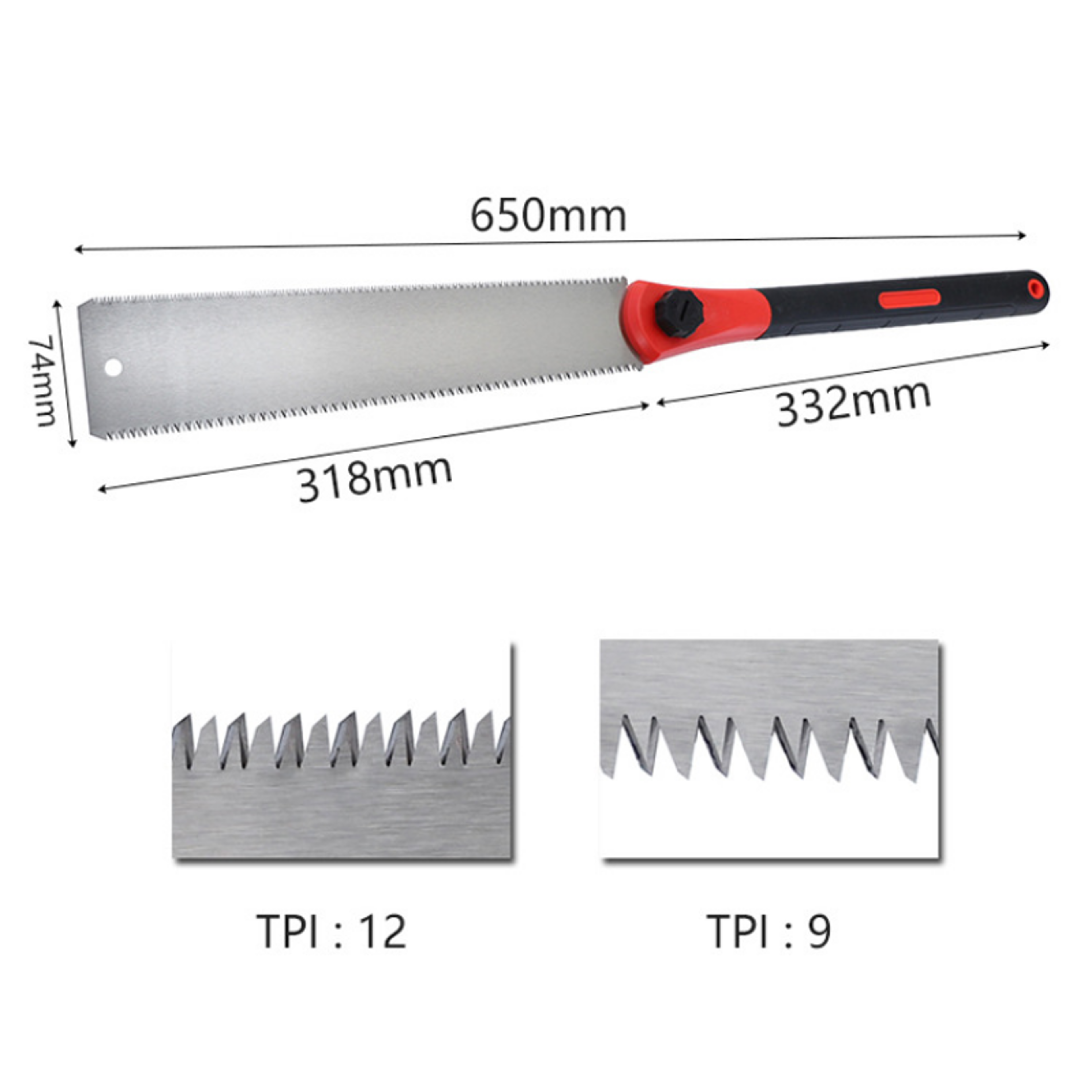 Flexible Saw For Woodworking Edge Tooth Pull Saw Fine Cutting Tool 5
