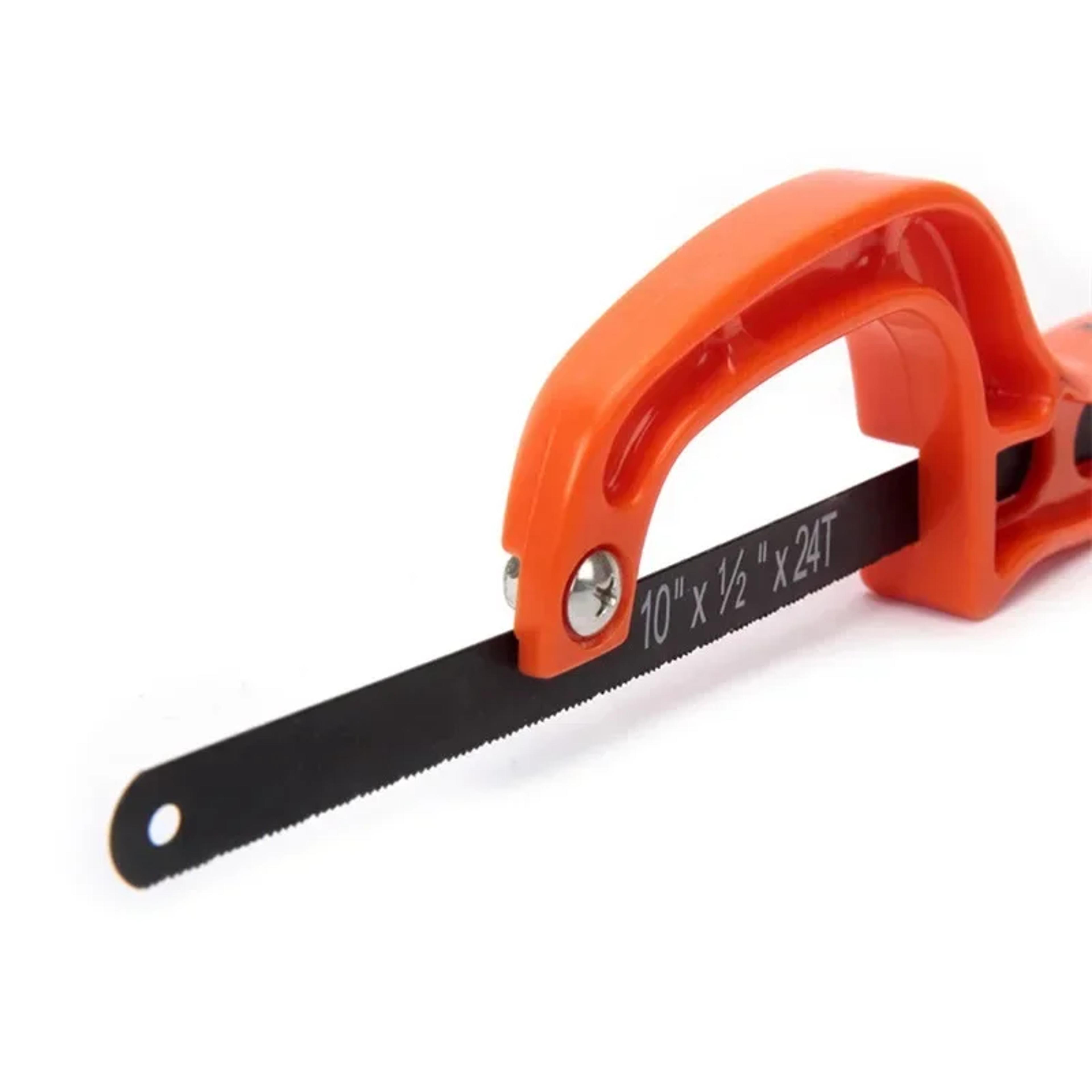 Mini Adjustable Hacksaw Portable Woodworking Hand Saw With Plastic Handle For Garden  DIY Projects 0