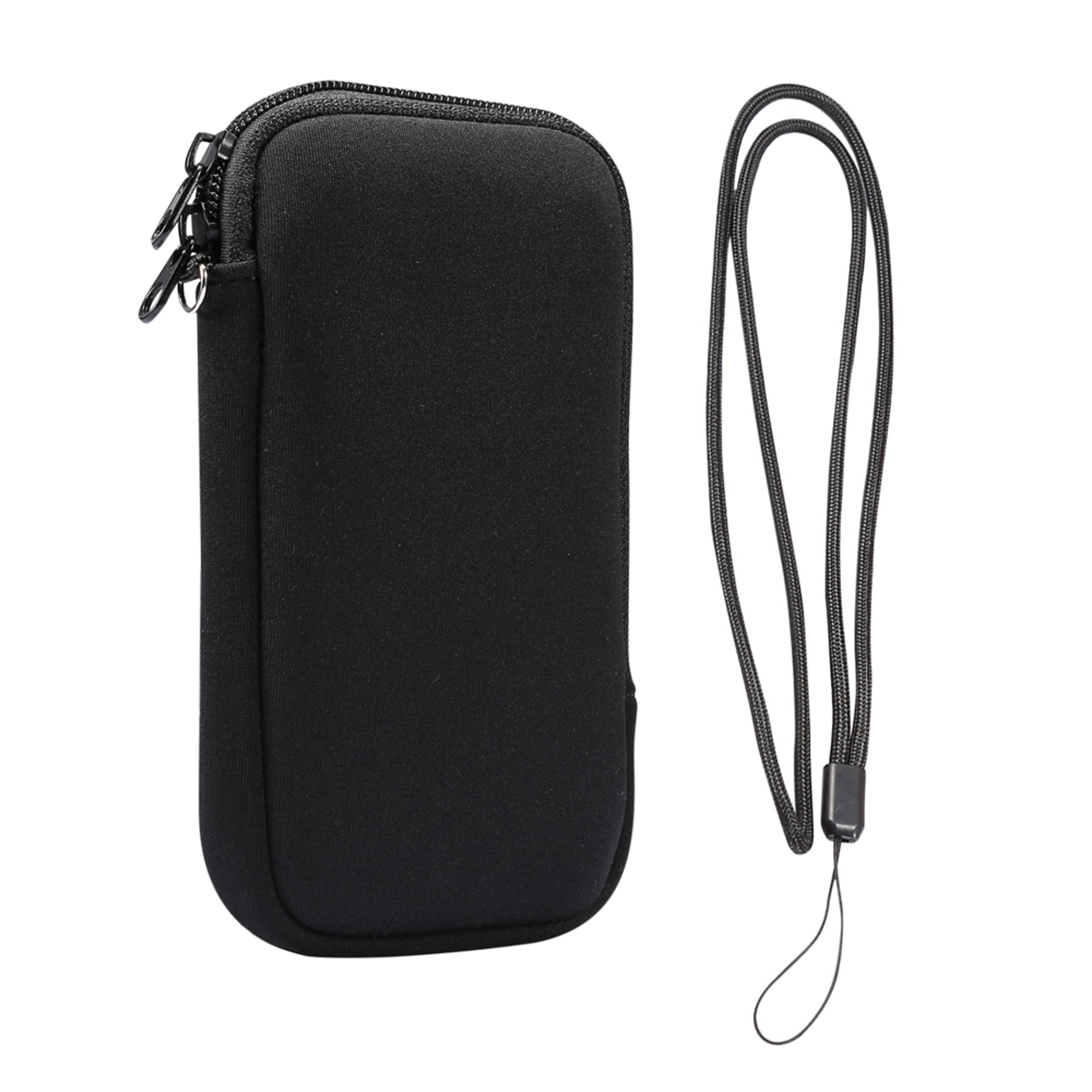 universal waterproof phone pouch with crossbody shoulder strap