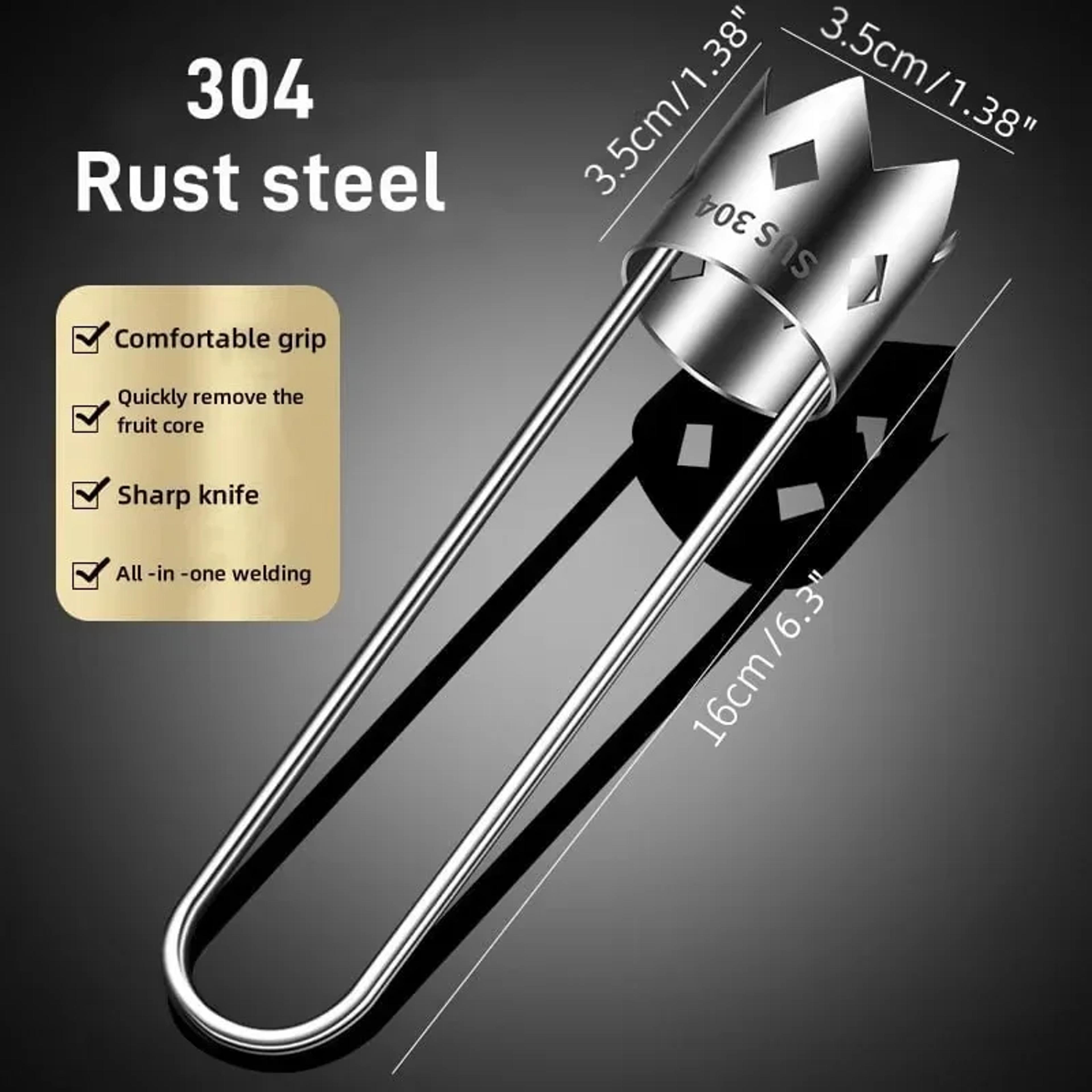 Portable Stainless Steel Apple And Pear Core Remover Durable Handheld Tool For Vegetables 5