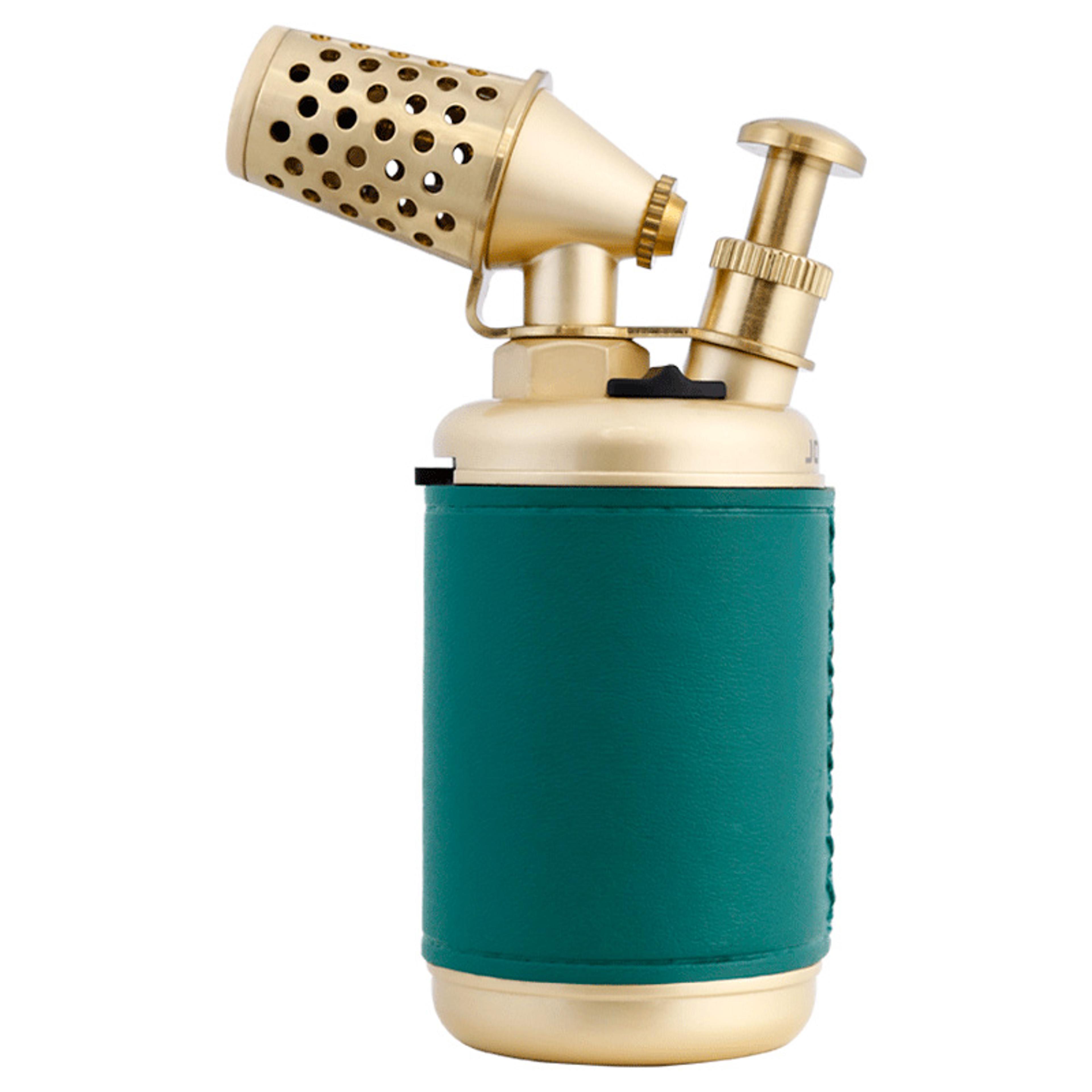Windproof Torch Lighter With Blue Flame  BuiltIn Cigar Cutter 5
