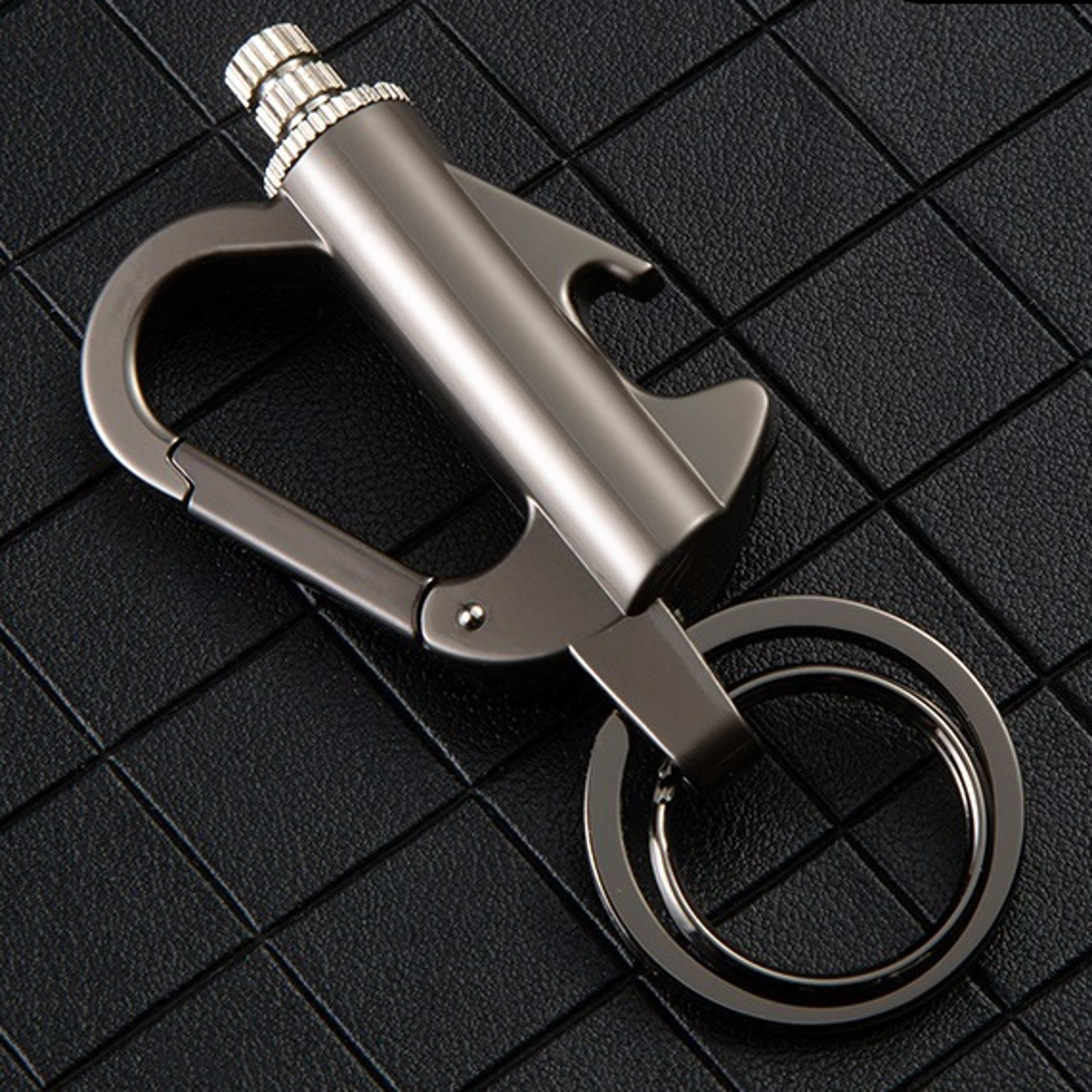 Permanent Match Lighter Keychain Waterproof Fire Starter Bottle Opener Tool