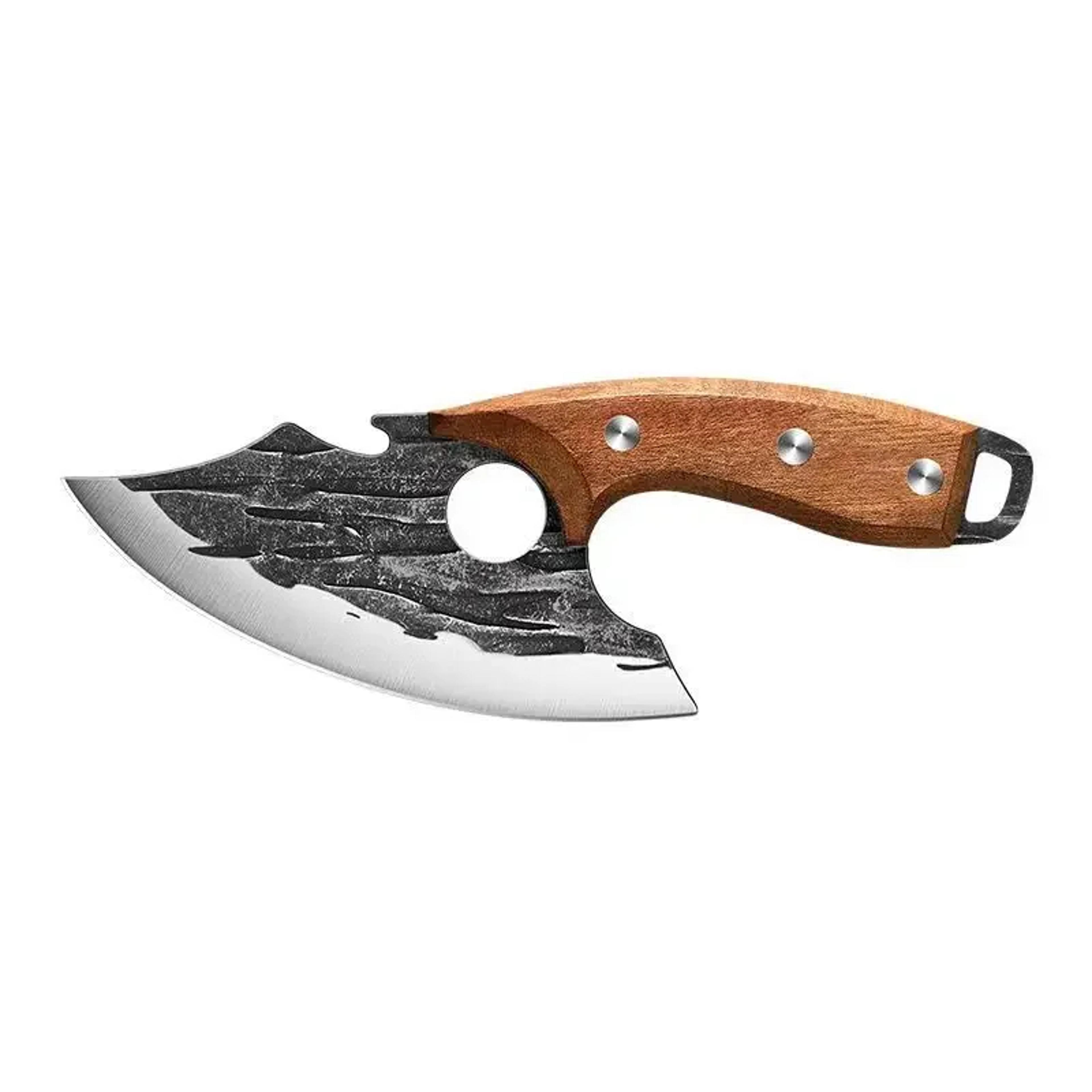HandForged Meat Cutting Knife Professional Butcher Knife For Outdoor Slaughtering And Meat Preparat 4