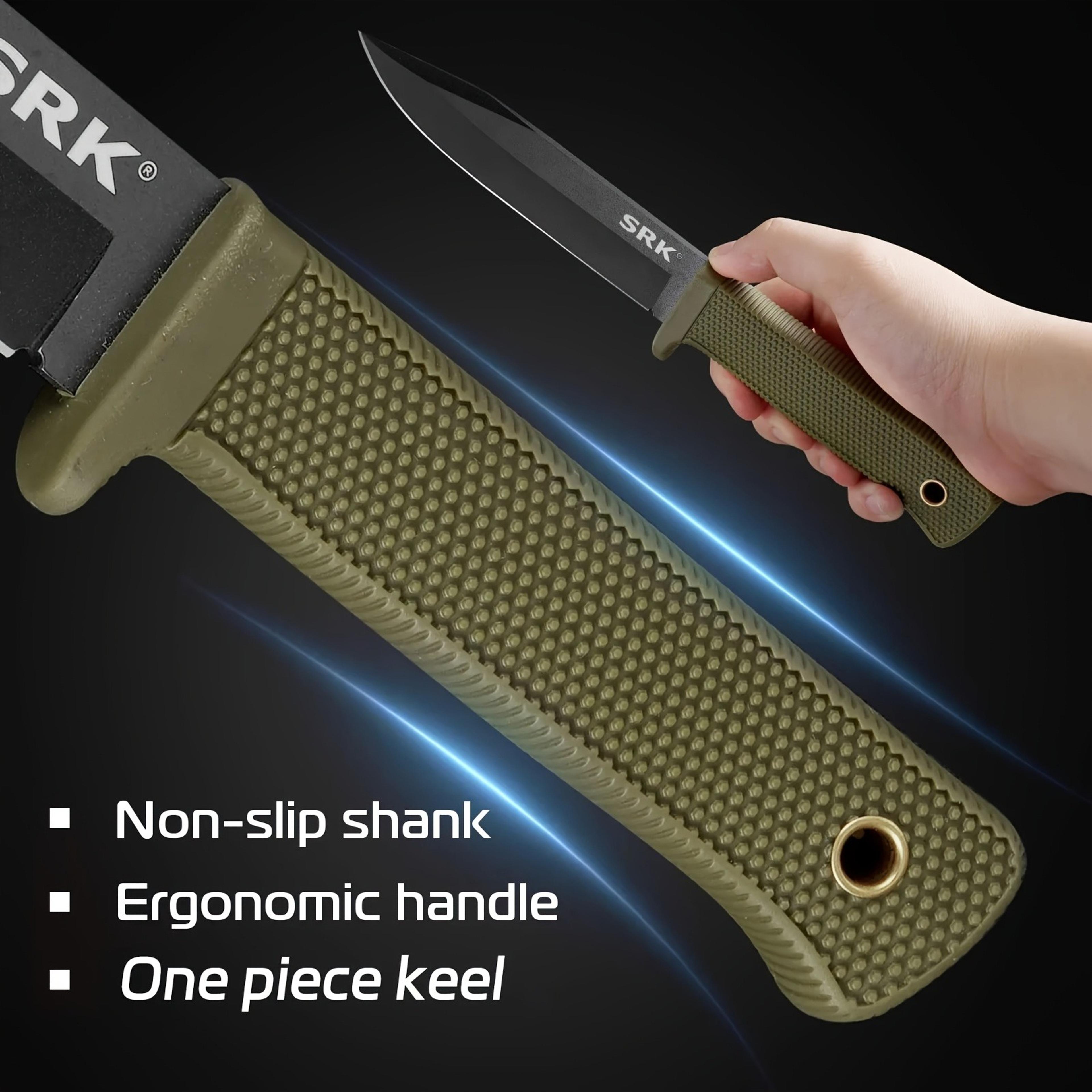 Durable Survival Knife For Outdoor Adventures High Hardness Tactical SelfDefense  PathClearing Blad 4