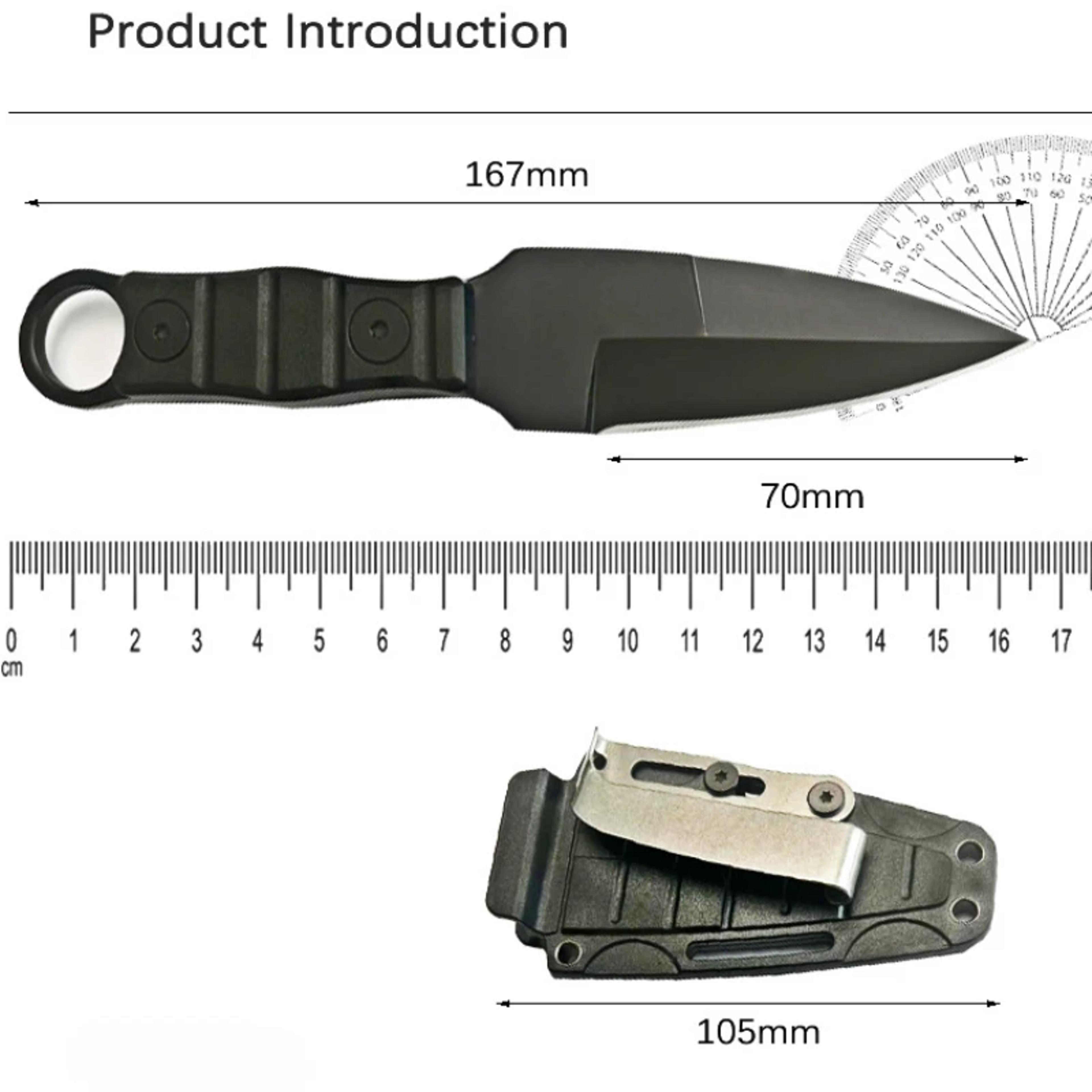 HighHardness Survival Knife Portable EDC Utility Knife For Camping  Outdoor Adventures 5