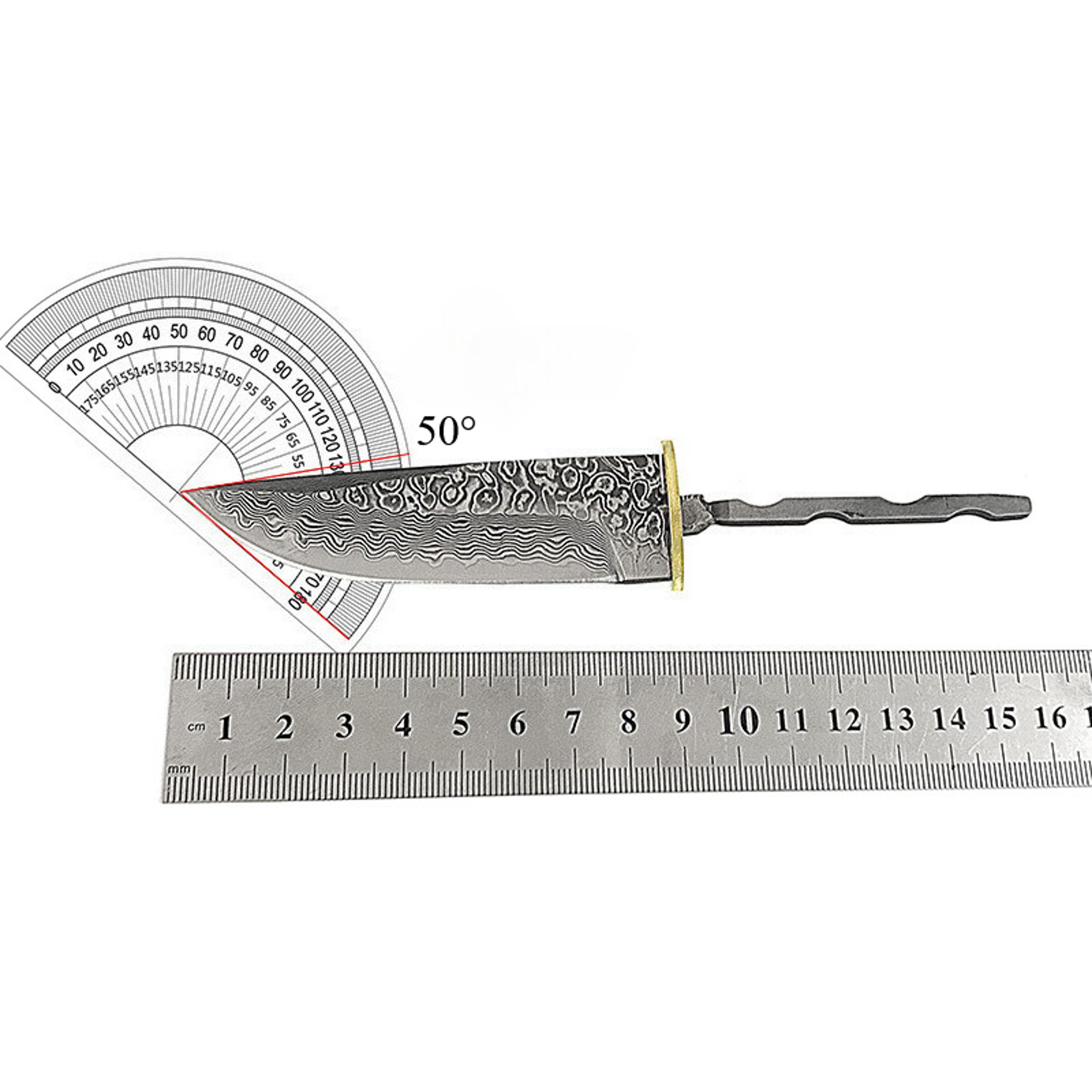 Premium Steel Fixed Blade Knife Blank For DIY Customization Perfect For Makers  Crafters 3