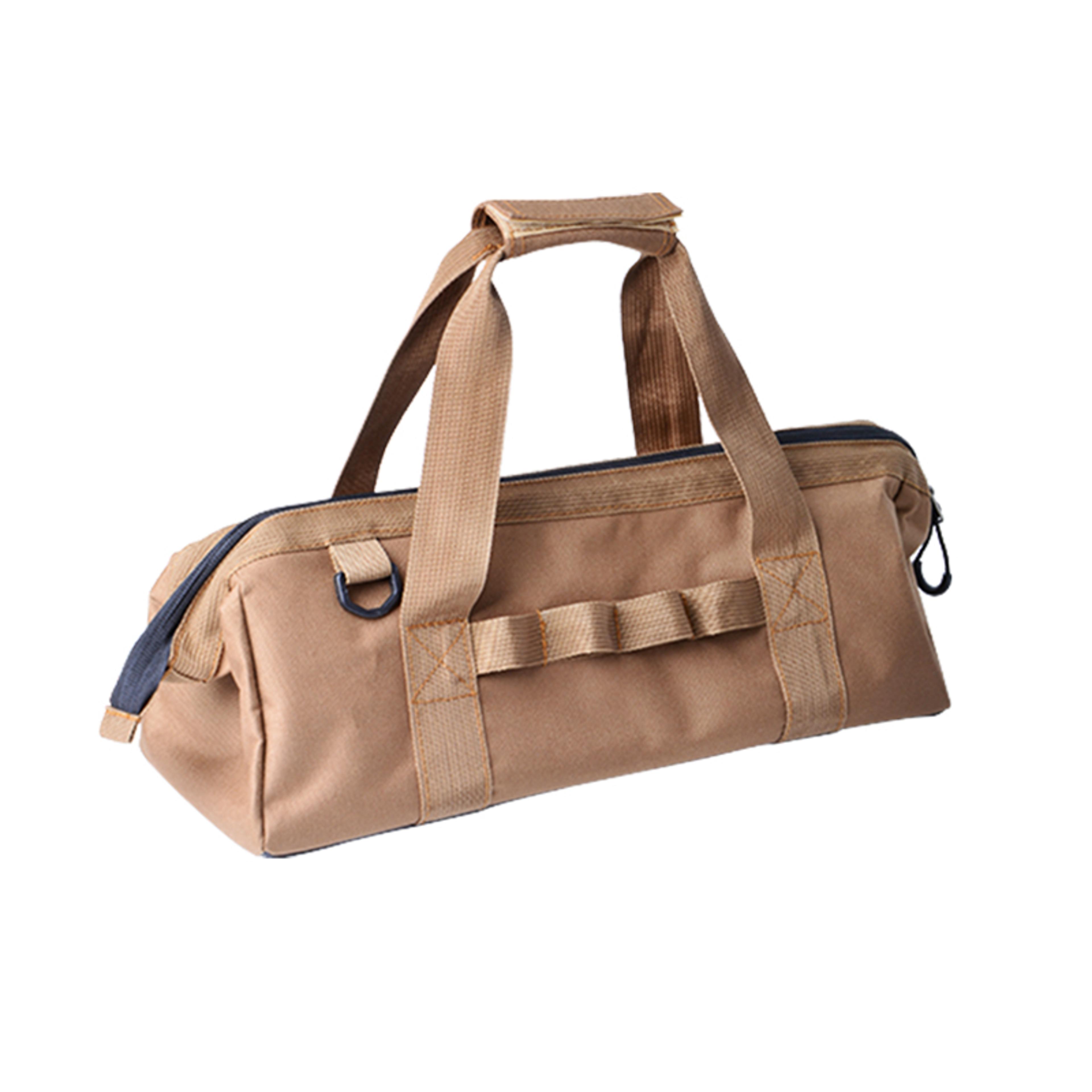 camping gear bag large capacity water-resistant storage tool bag with wide mouth opening