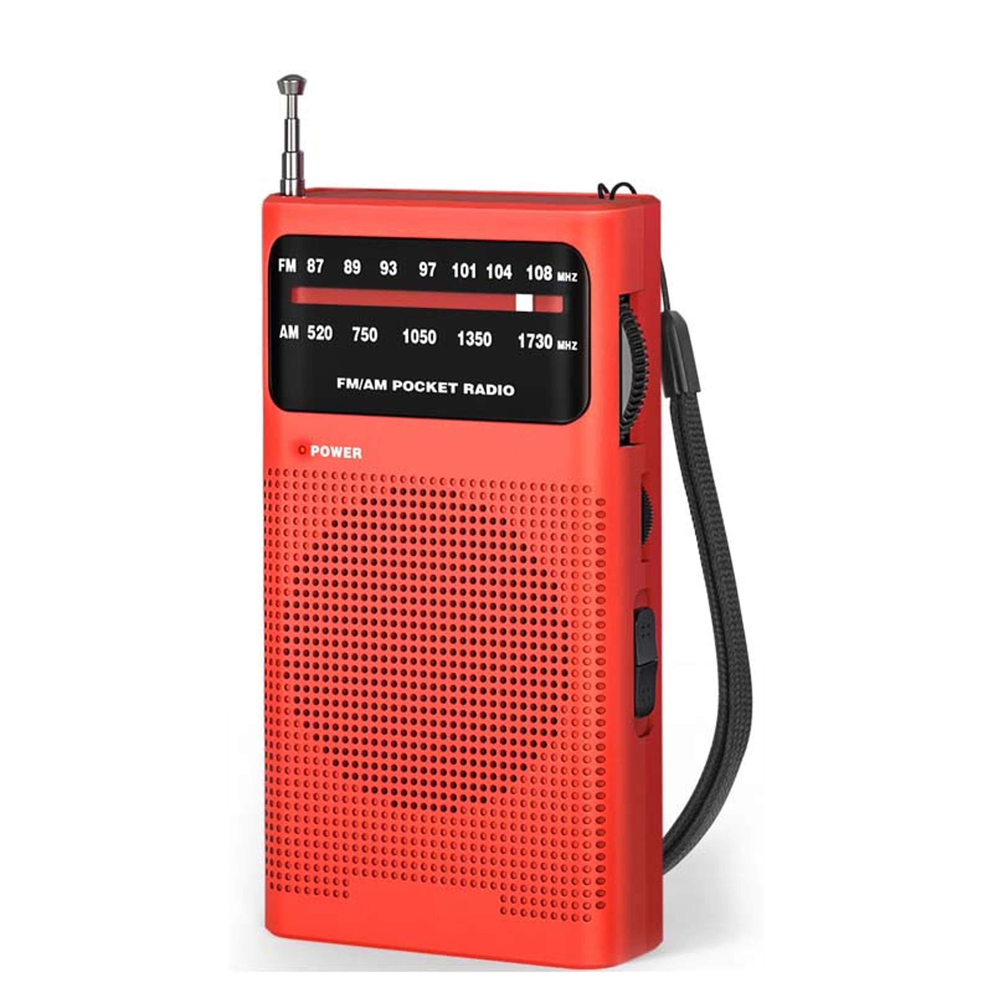compact emergency survival radio portable am/fm battery-powered radio for outdoor adventures