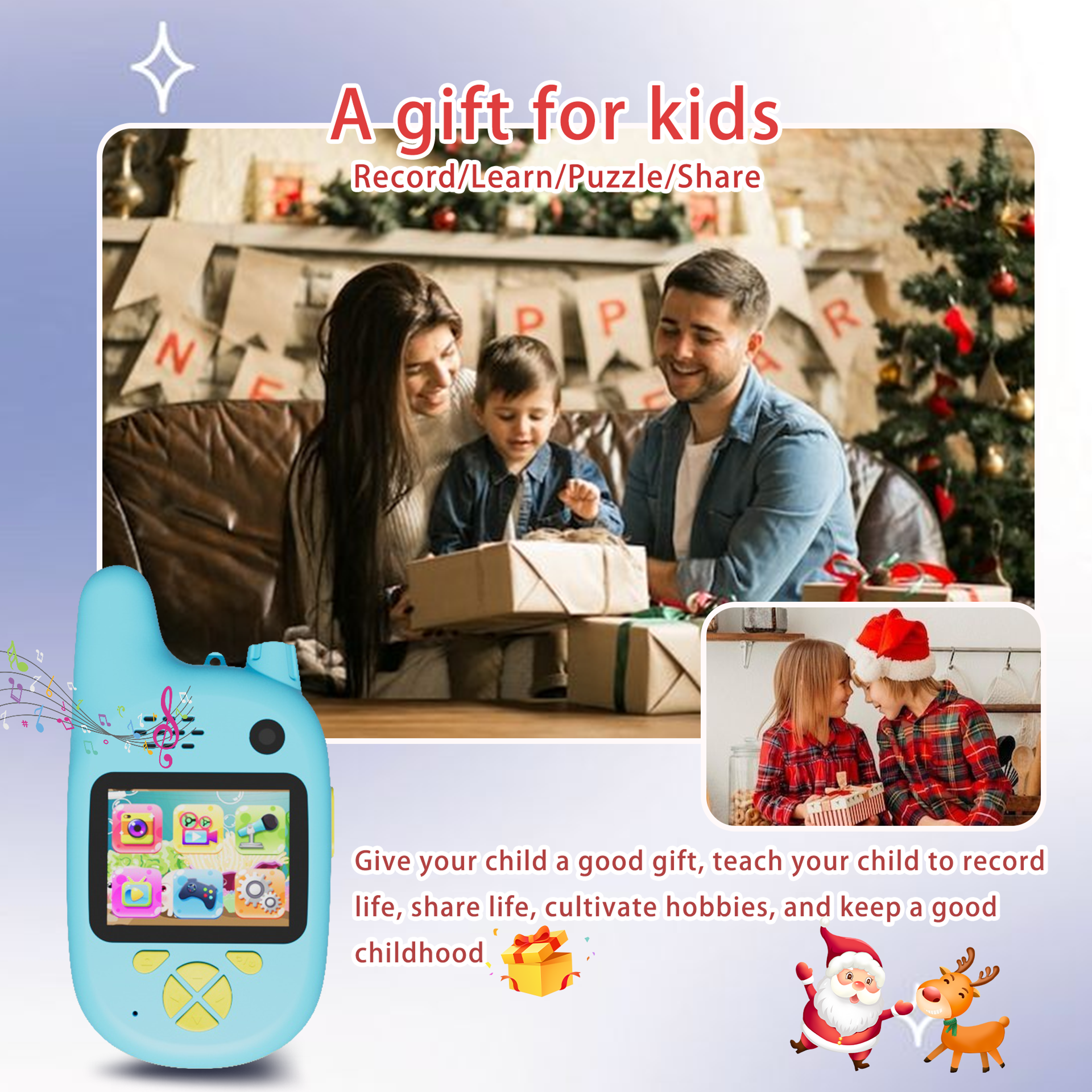 Rechargeable Kids Walkie Talkie Range Mini Radio Transceivers For Halloween Gifts  Outdoor Fun 4