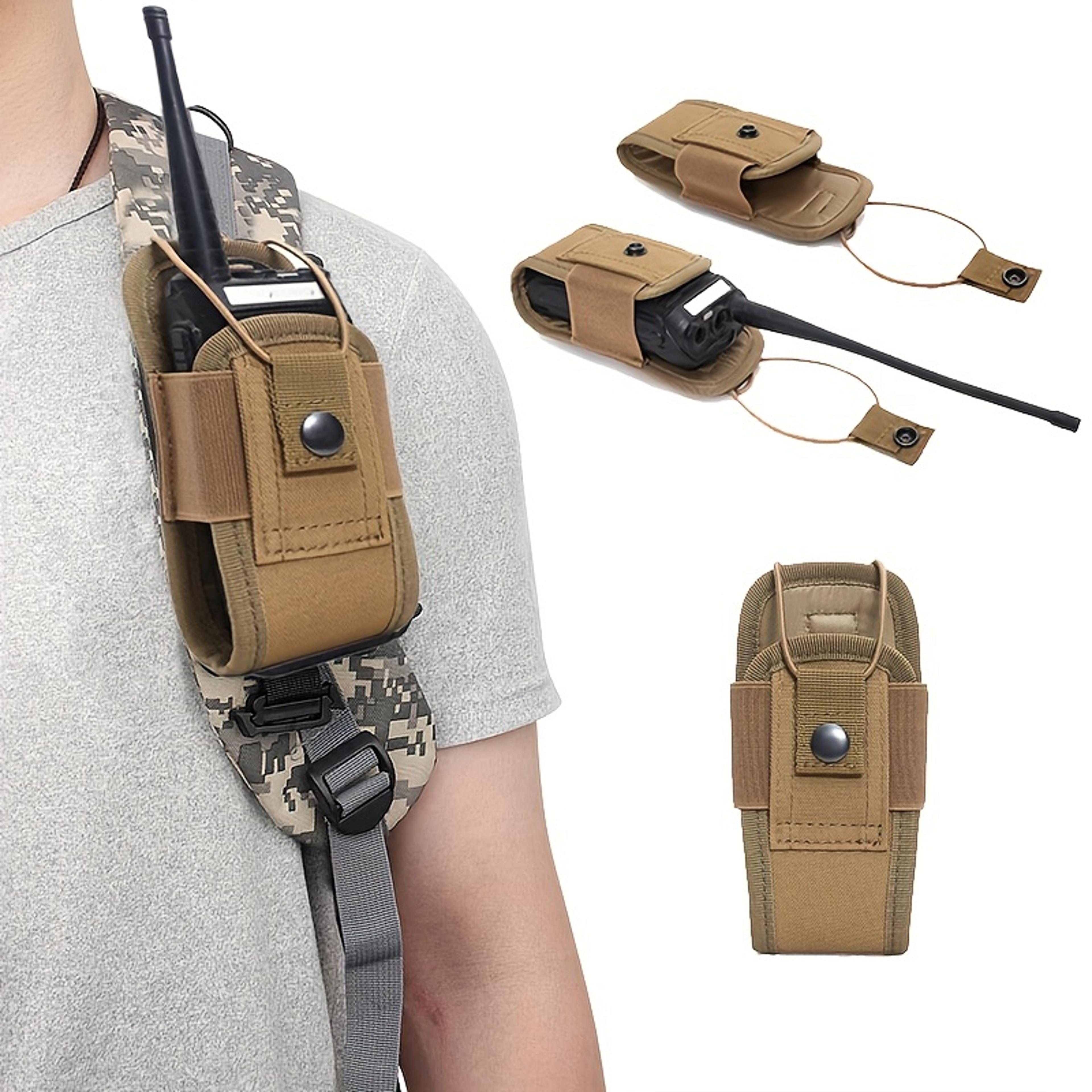 adjustable walkie talkie pouch holder universal radio case for storage & protection