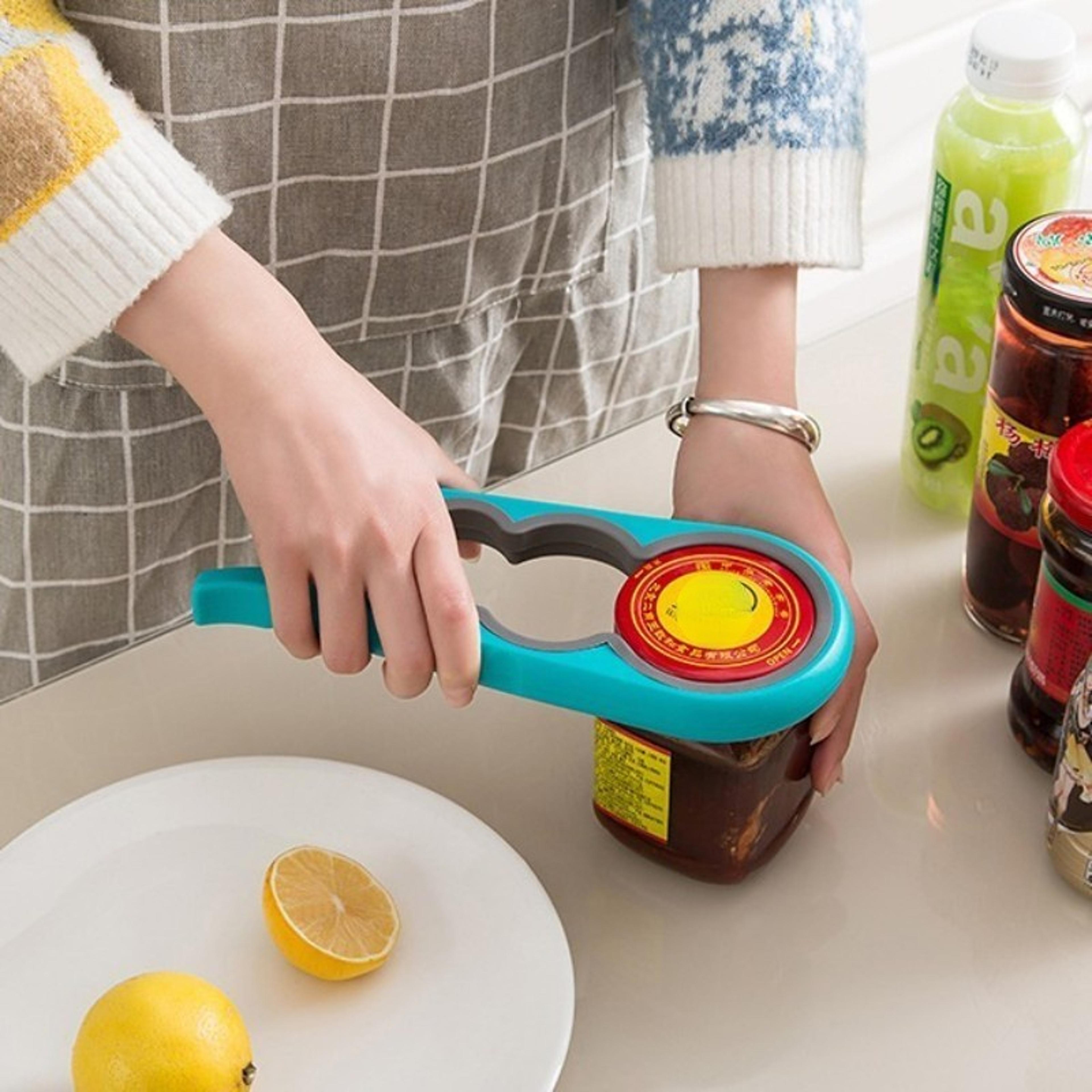 easy grip jar opener and bottle opener for weak hands