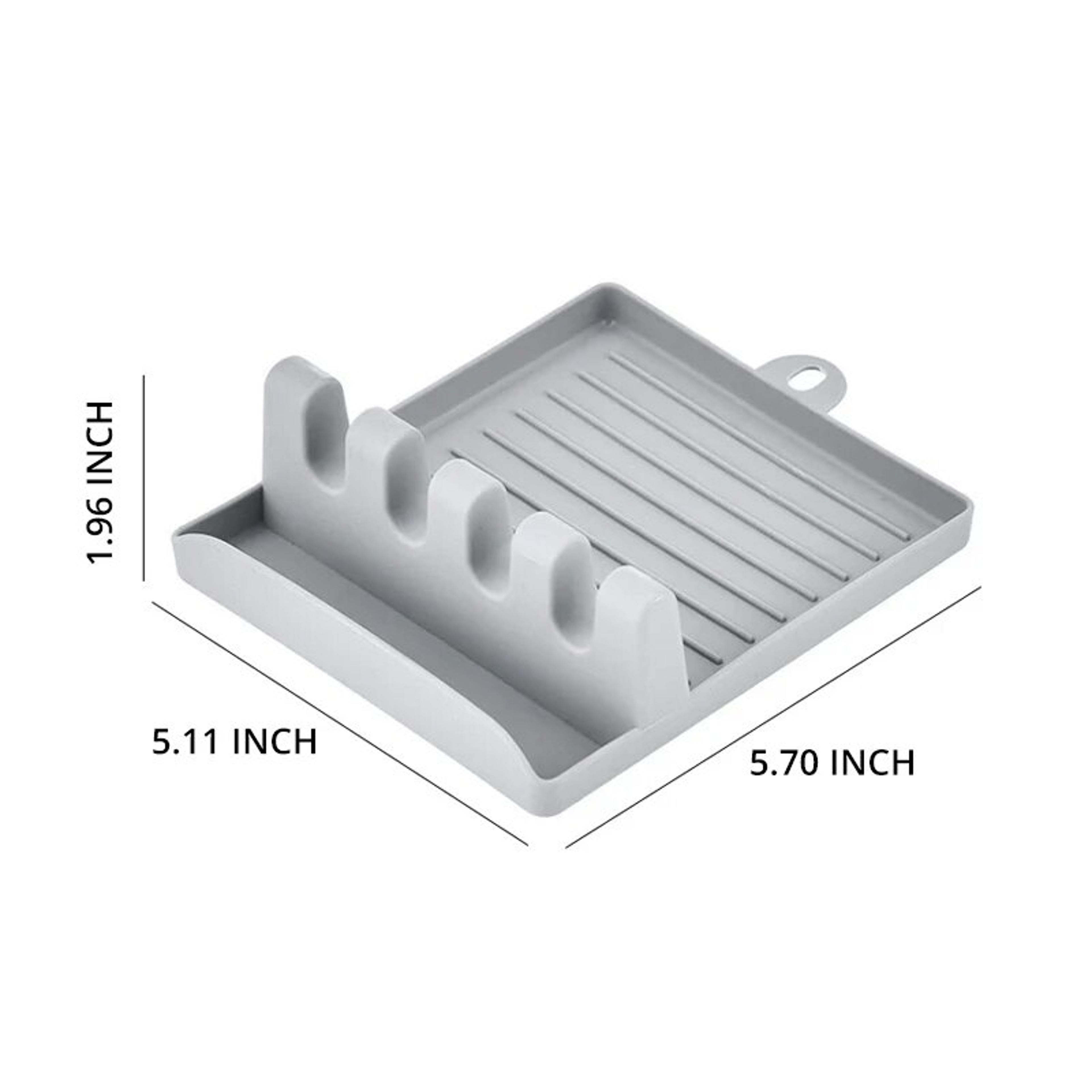 Foldable Spoon Rest With Lid Holder For Stove Top And Countertop 7