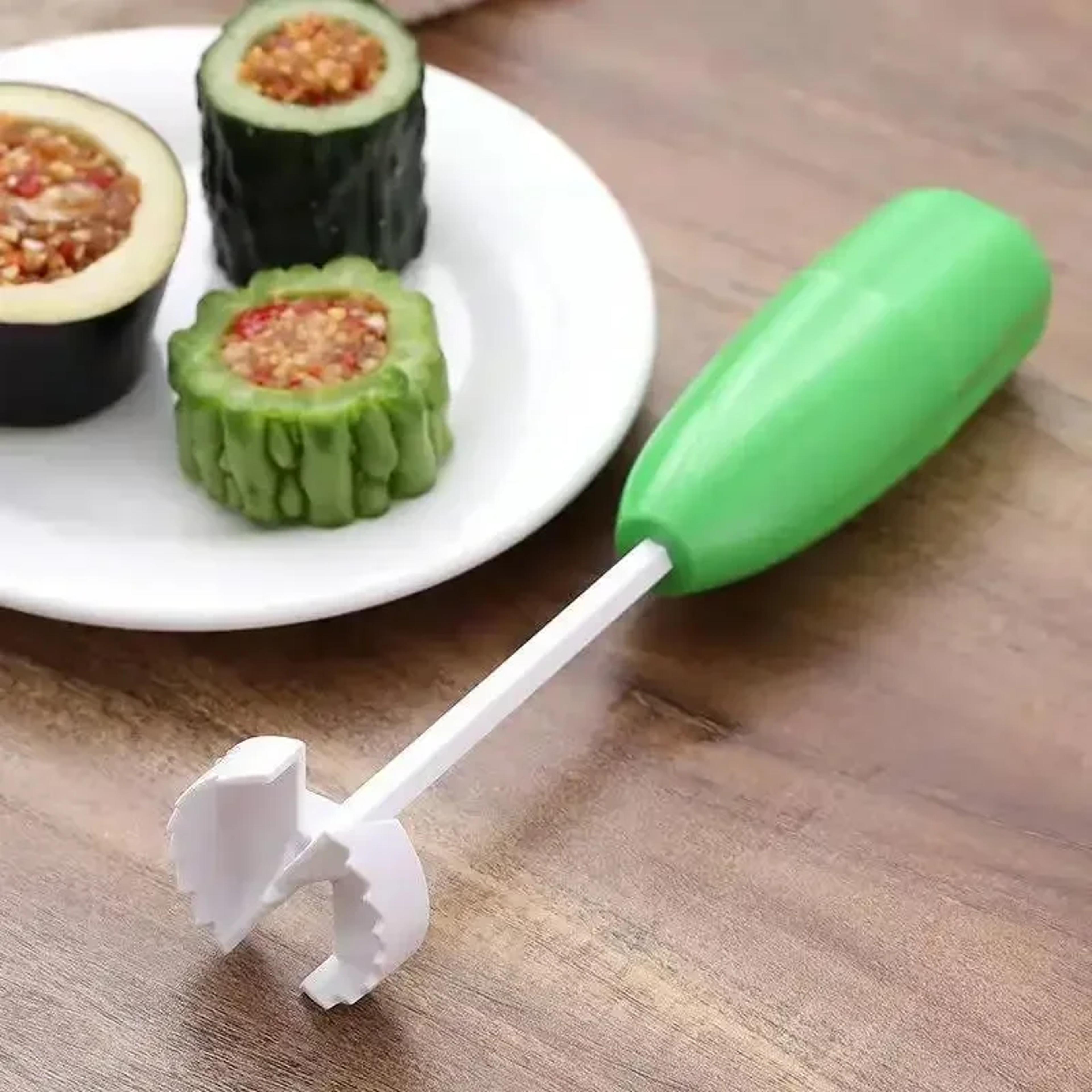 Vegetable Corer And Spiral Cutter Set For Stuffed Veggies 2