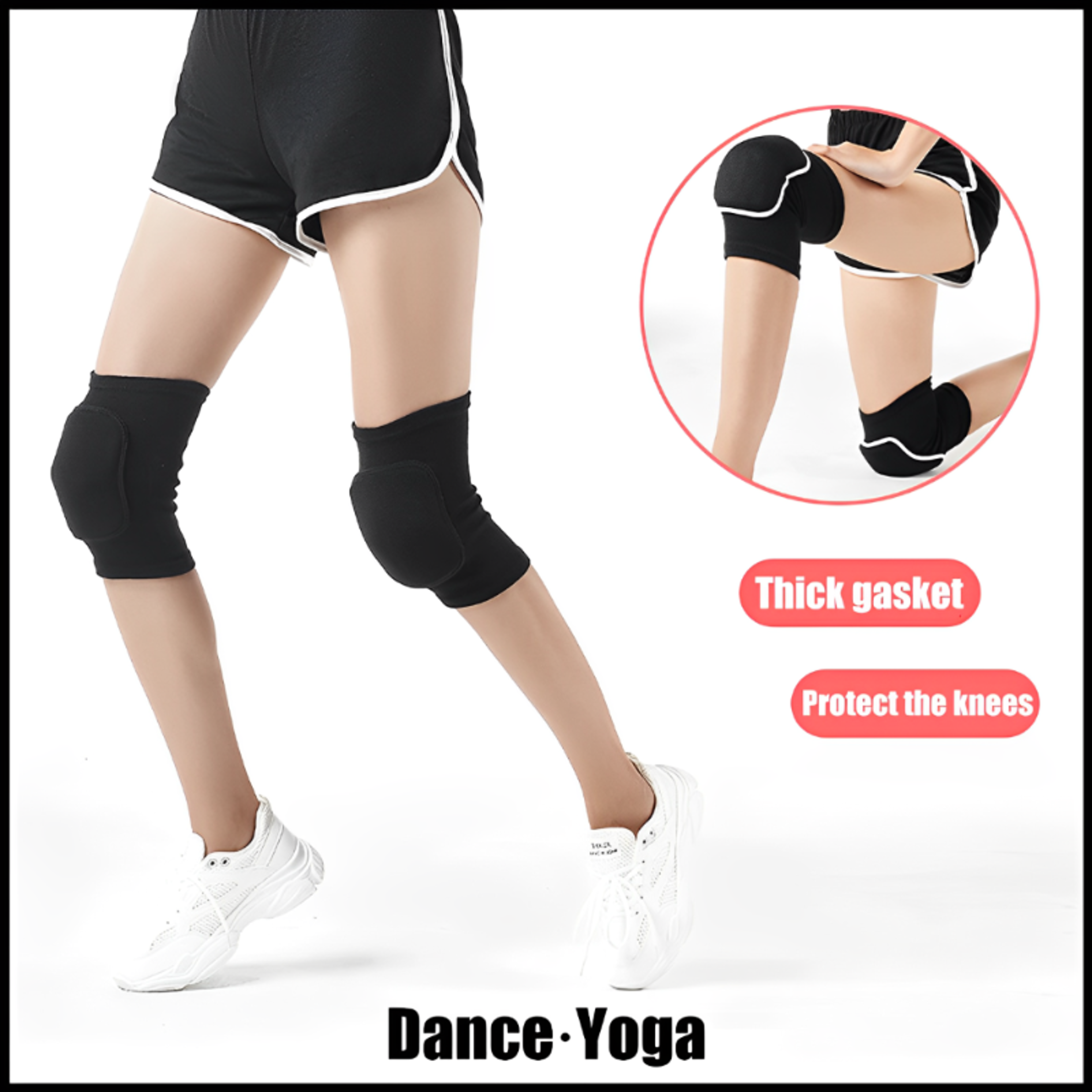 Protective Knee Pads For Sports Adjustable Comfortable And Durable For Men Women  Kids 3