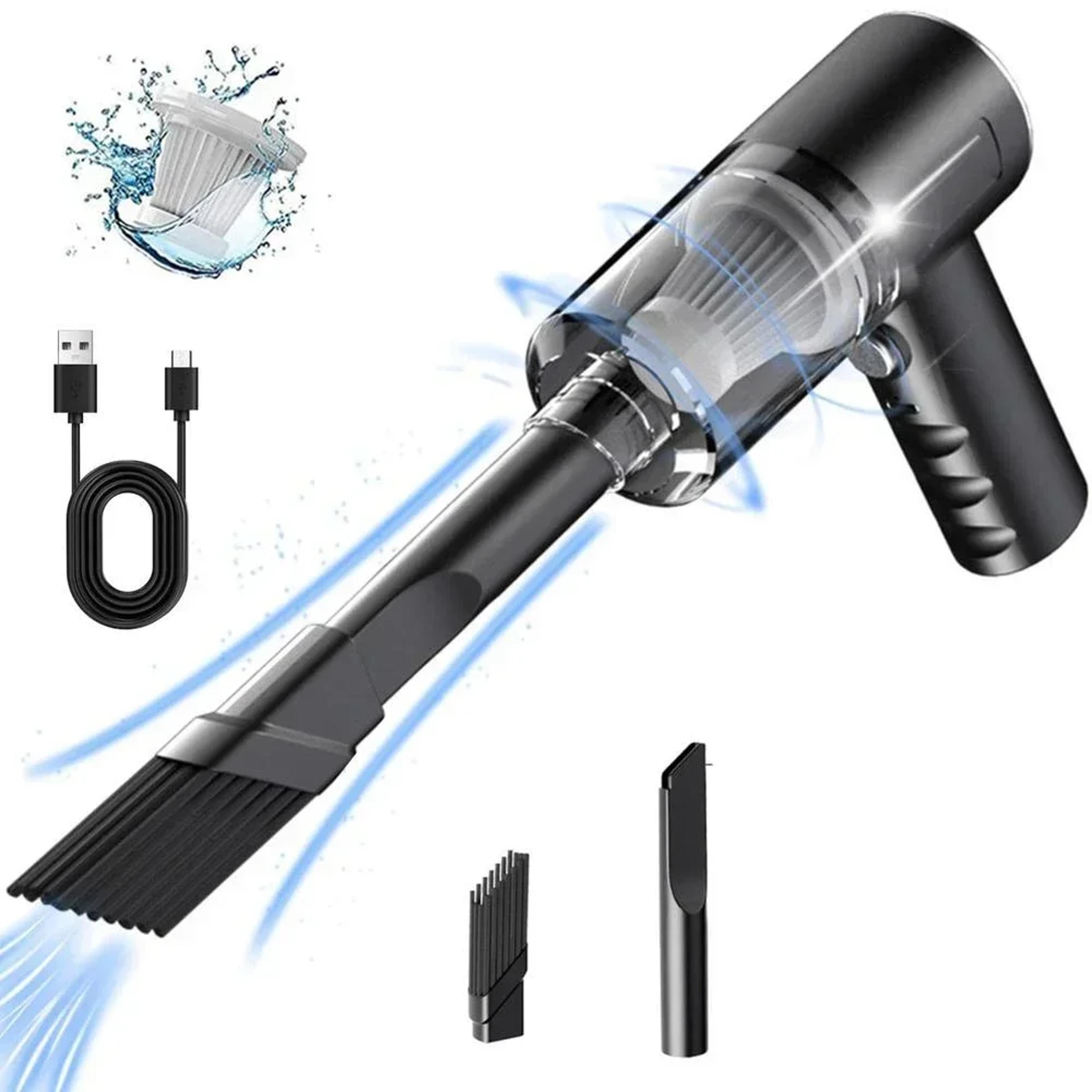Powerful Wireless Handheld Vacuum Cleaner For Home And Car Dual Use Portable  HighPower 2