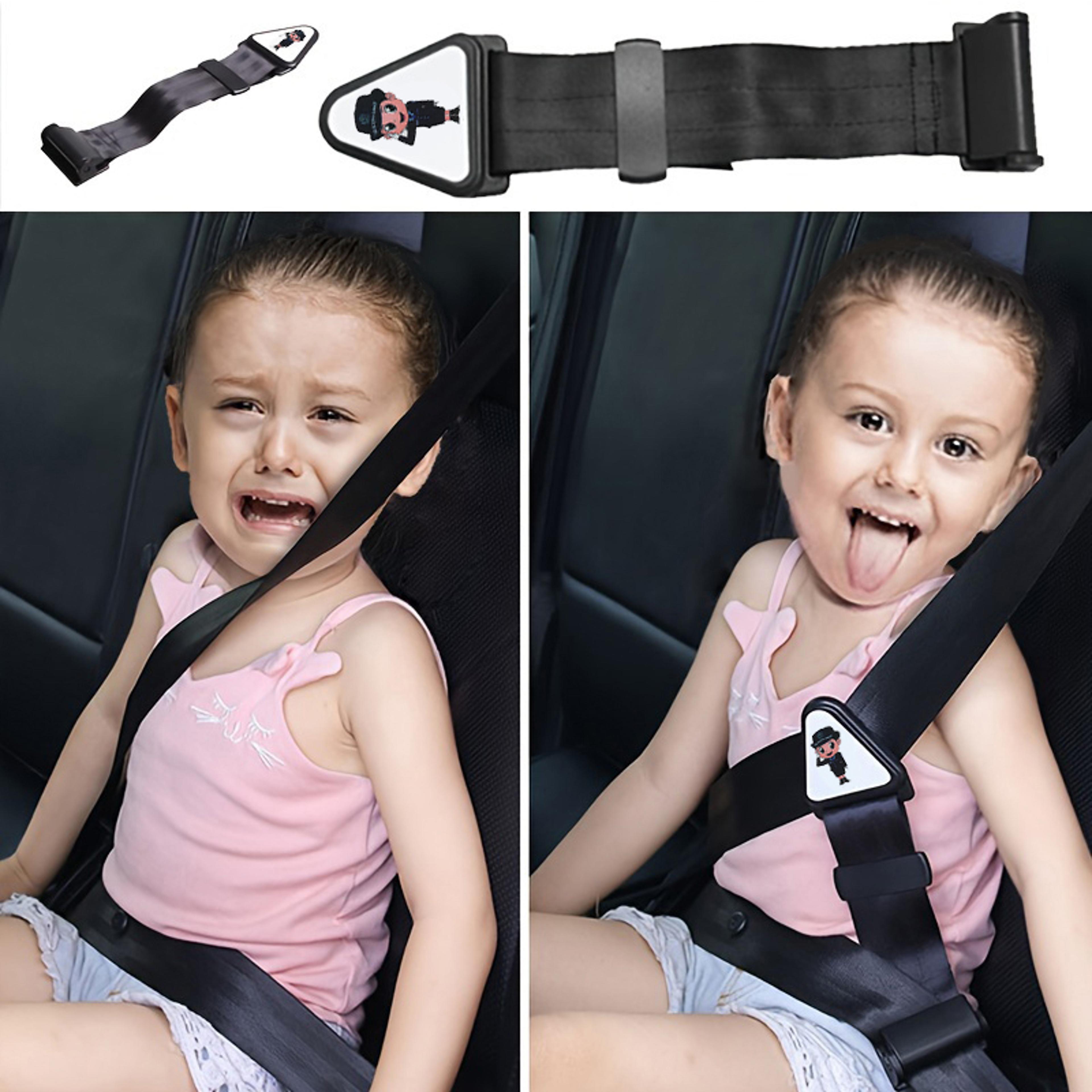 adjustable car child safety belt – comfortable, anti-neck-strangling, prevents movement for safe travel
