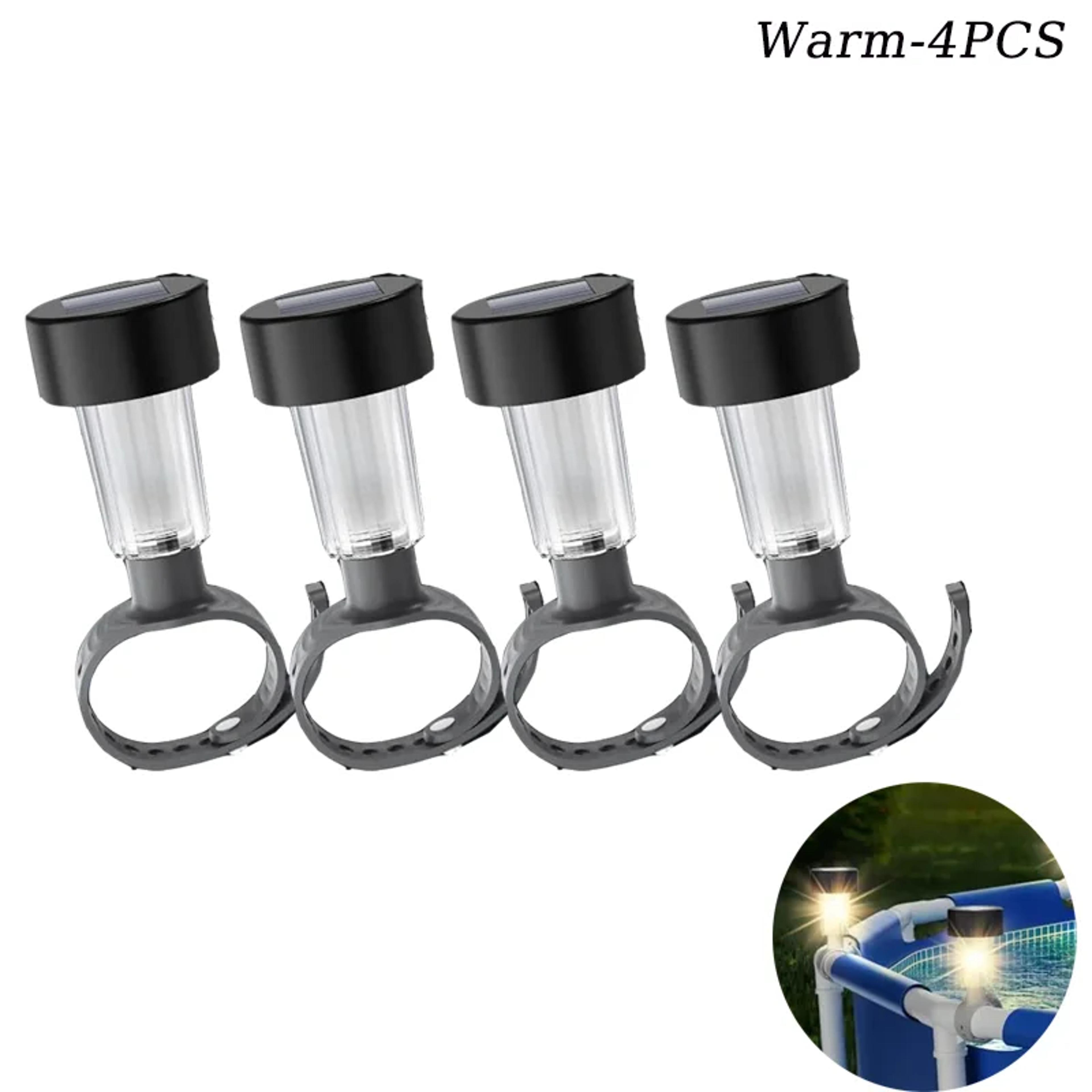 Solar Pool Light Frame For Outdoor Pool Fence Waterproof LED Lighting For Garden  Swimming Pool Dec 8