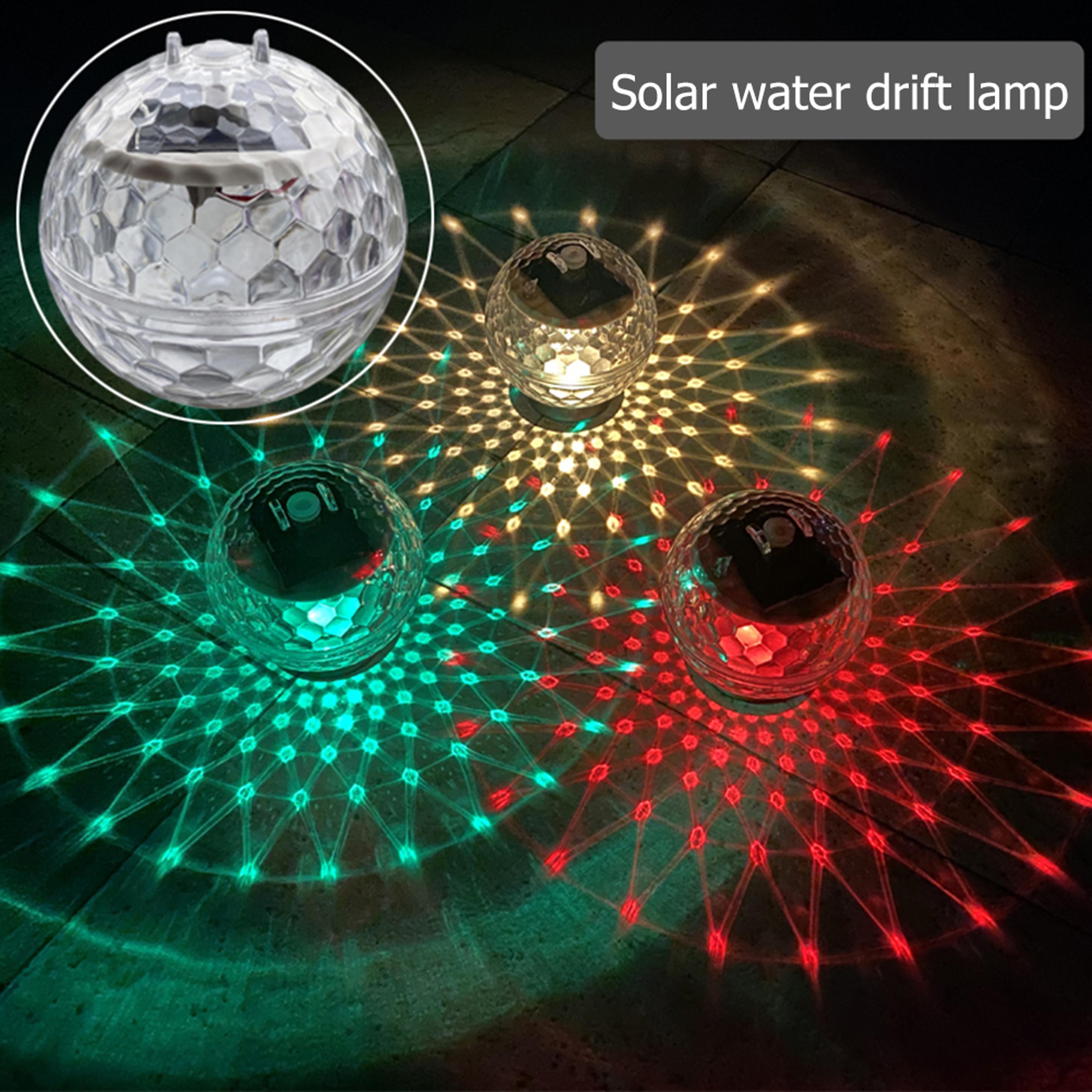 Solar Floating LED Lights For Swimming Pools  Ponds Waterproof MultiColor Changing Lamp For Fish Ta 2
