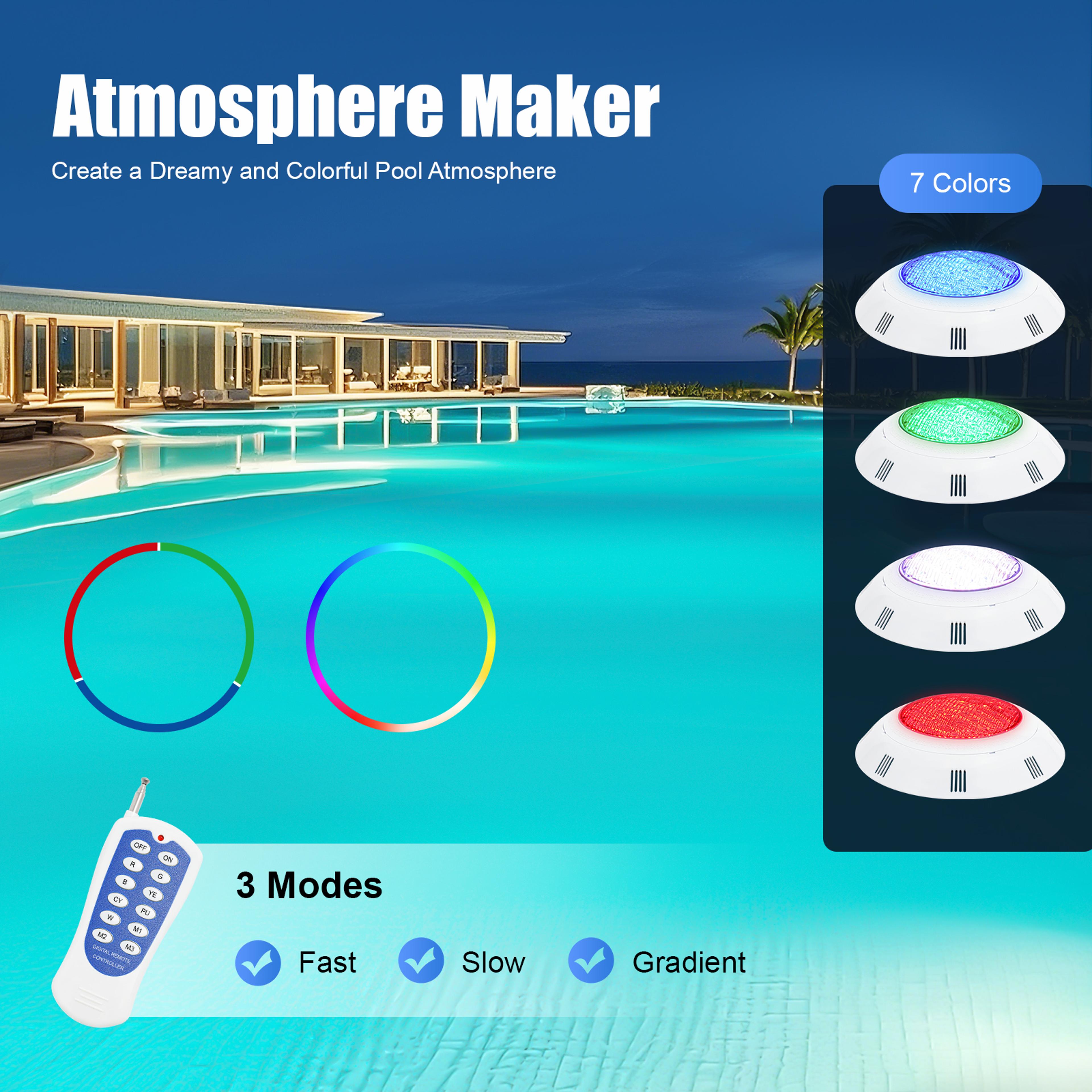 LED Pool Light Color Combinations Waterproof  Dynamic Modes LED Beads 3