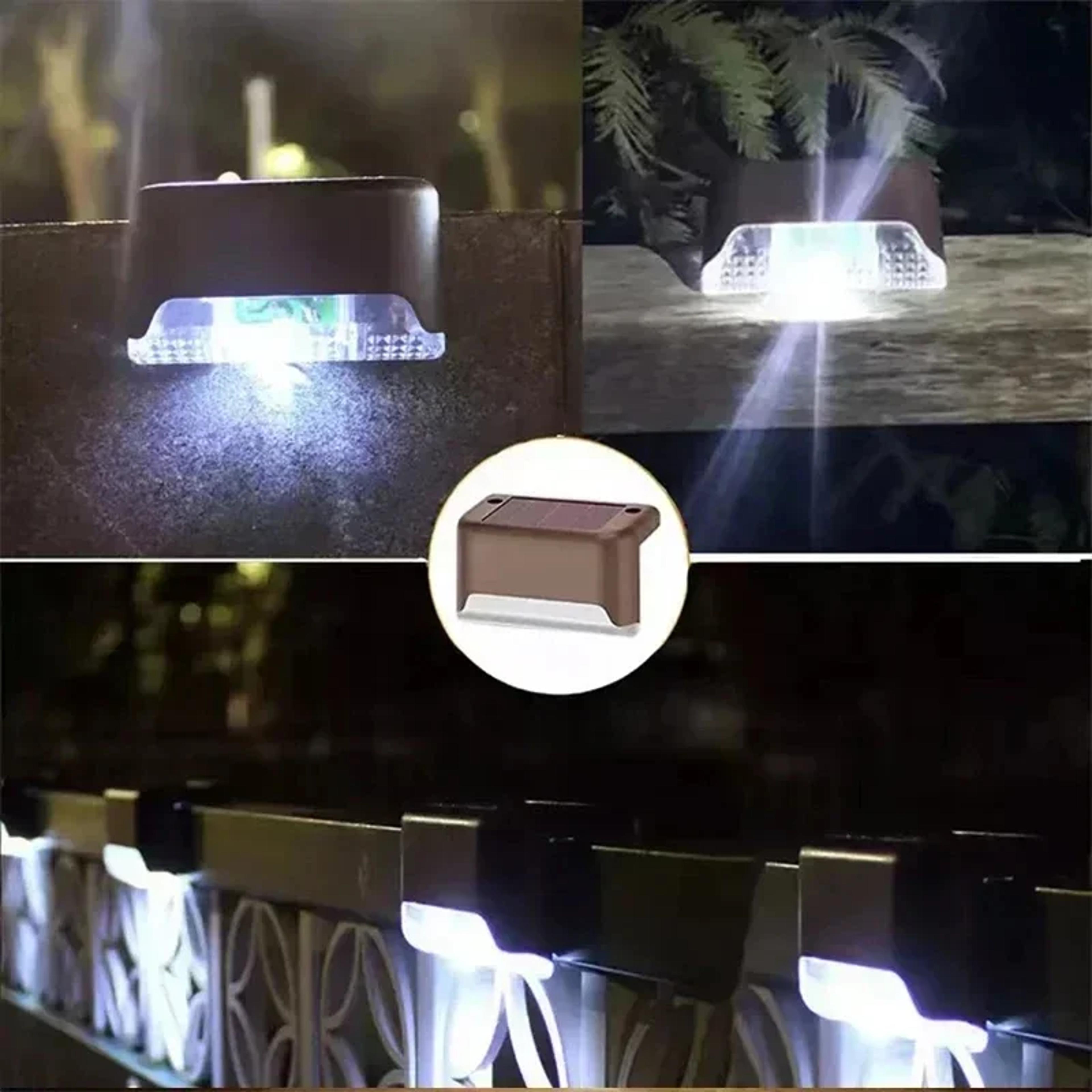Solar LED Garden Lights Waterproof Outdoor Step  Deck Lamps For Patio  Yard 7