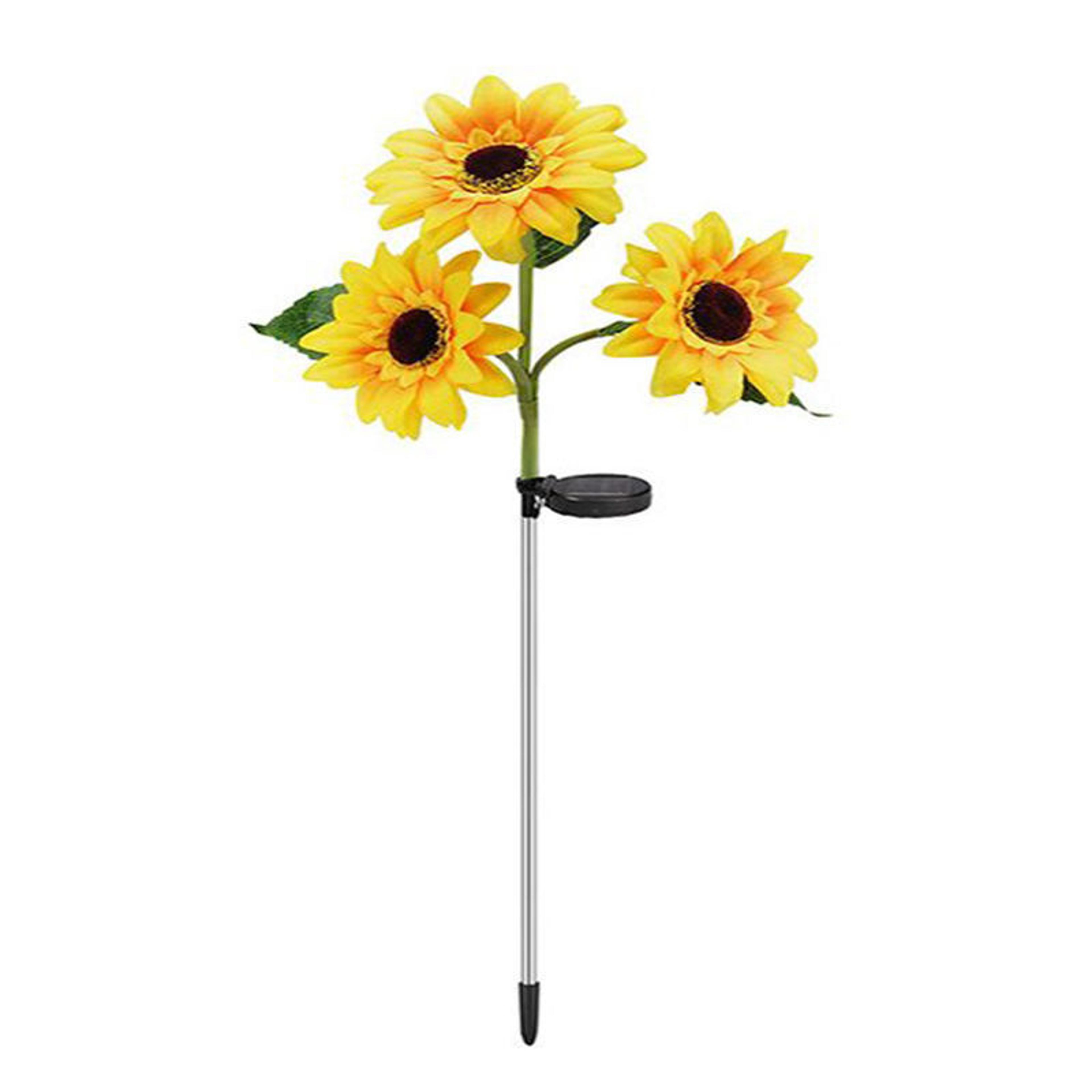 Outdoor Solar Sunflower LED Garden Lights Waterproof Smart Yard Decor For Weddings  Holidays 6