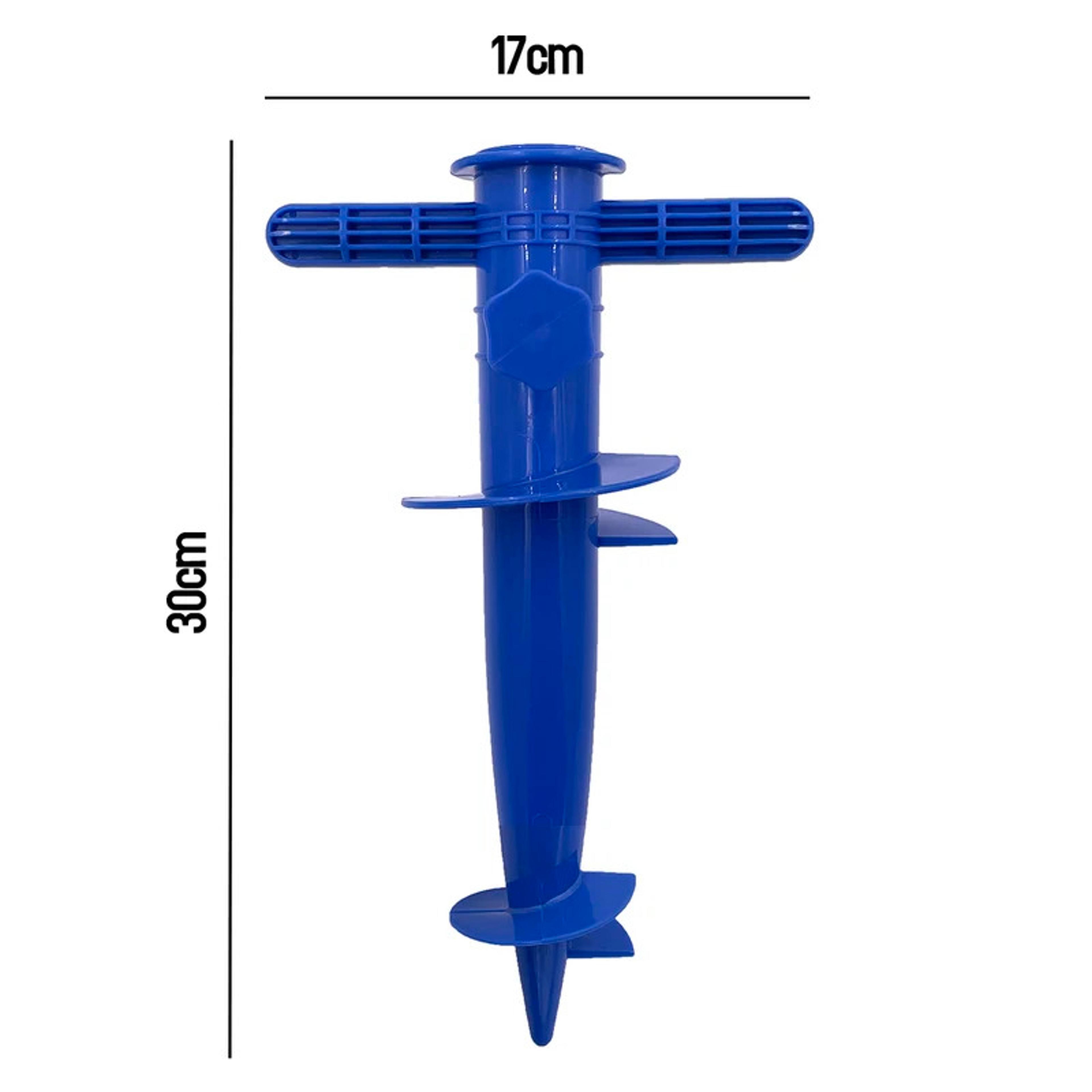 Portable Beach Umbrella Base Plug Insert Secure Ground Anchor For Outdoor Umbrellas 2