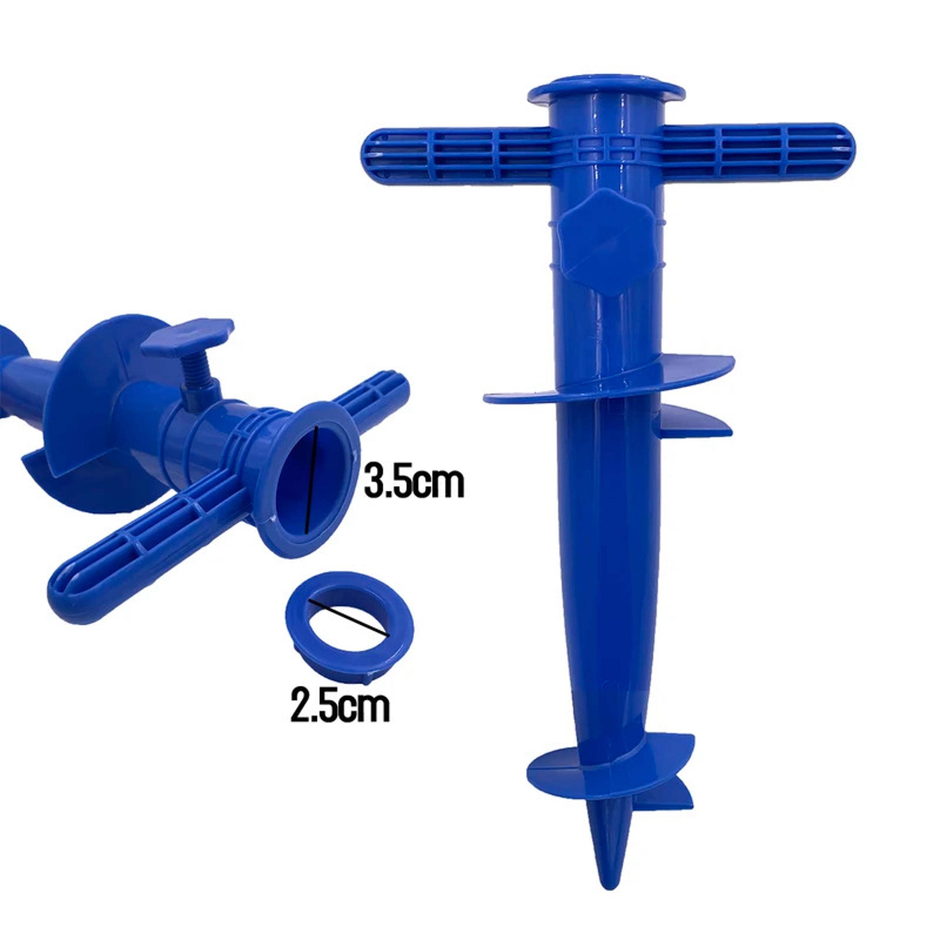 Portable Beach Umbrella Base Plug Insert Secure Ground Anchor For Outdoor Umbrellas 3