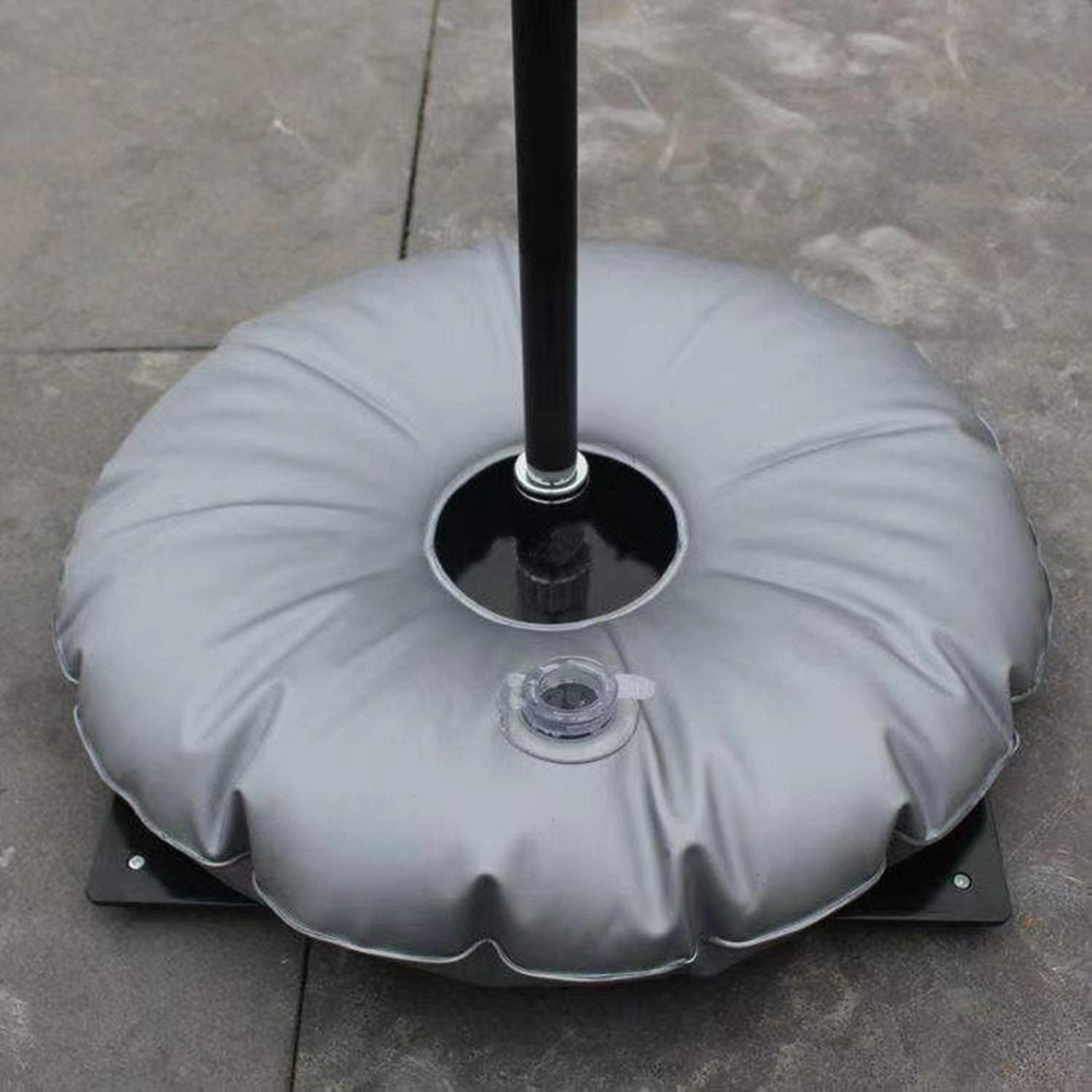 water-filled umbrella base stand for outdoor leisure stable flag holder parasol weight bag