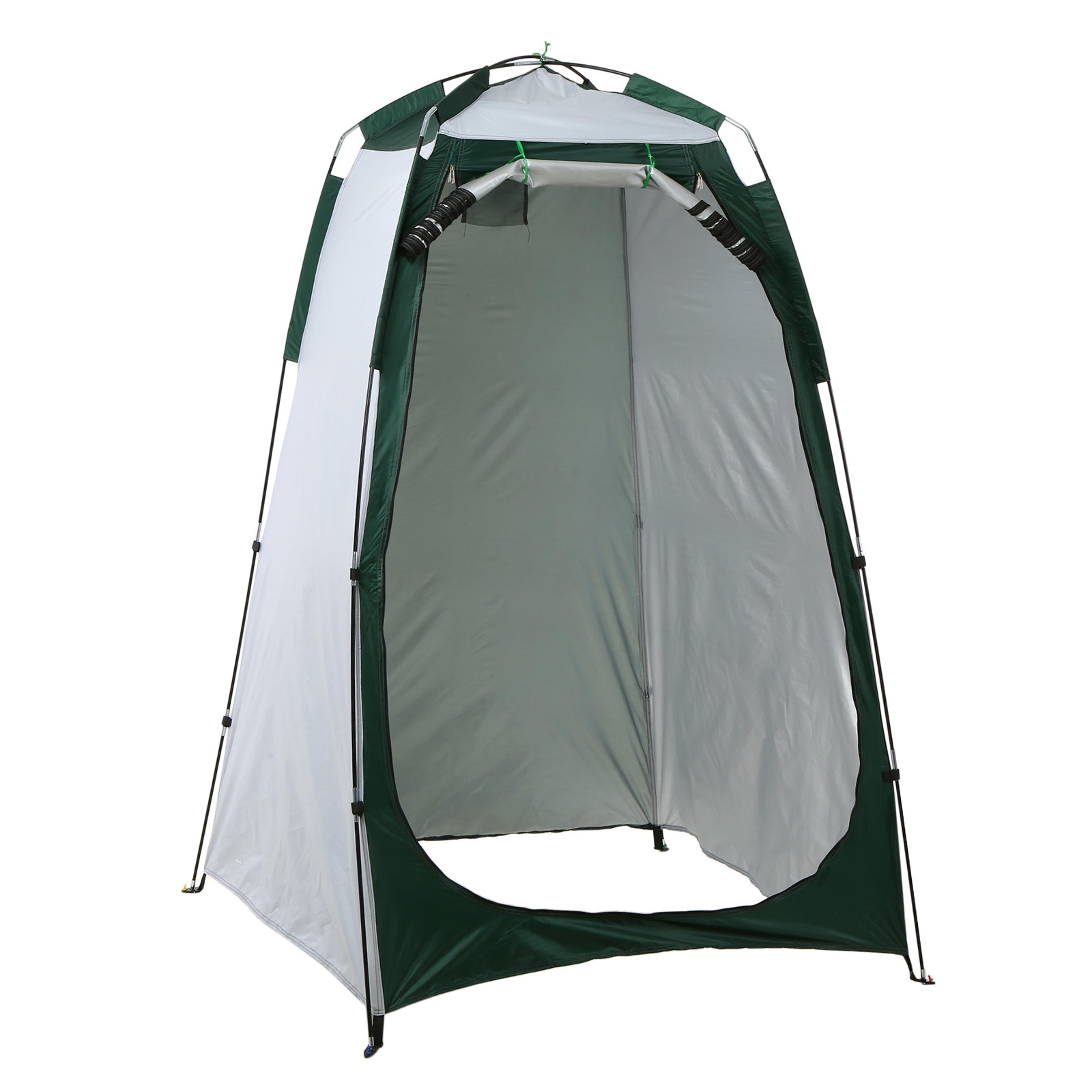 portable beach shower & toilet privacy tent outdoor sun & rain shelter with window for camping
