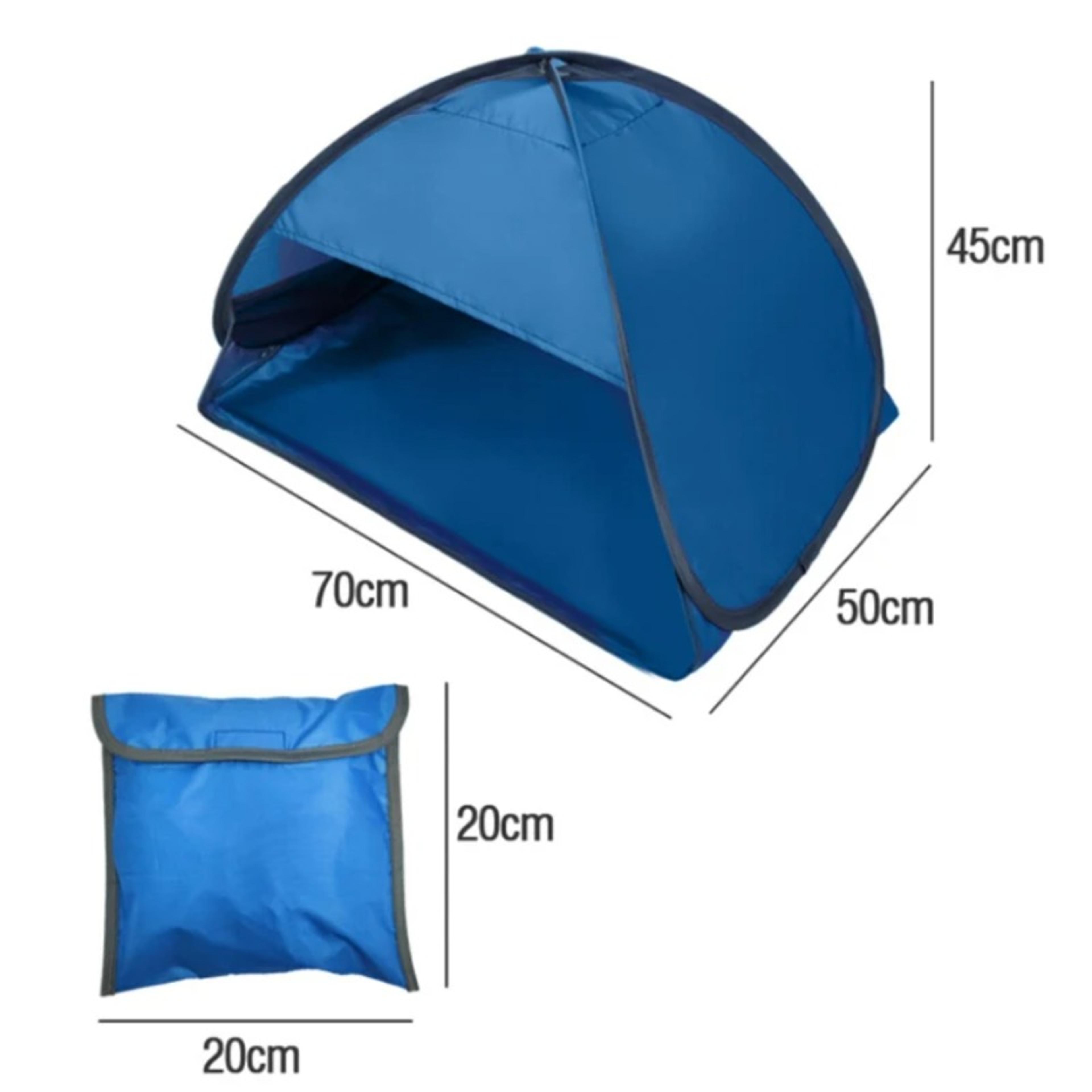 Blocking Beach Headrest Sunshade Tent For Adults  Kids Automatic PopUp Portable Outdoor Shelter 4