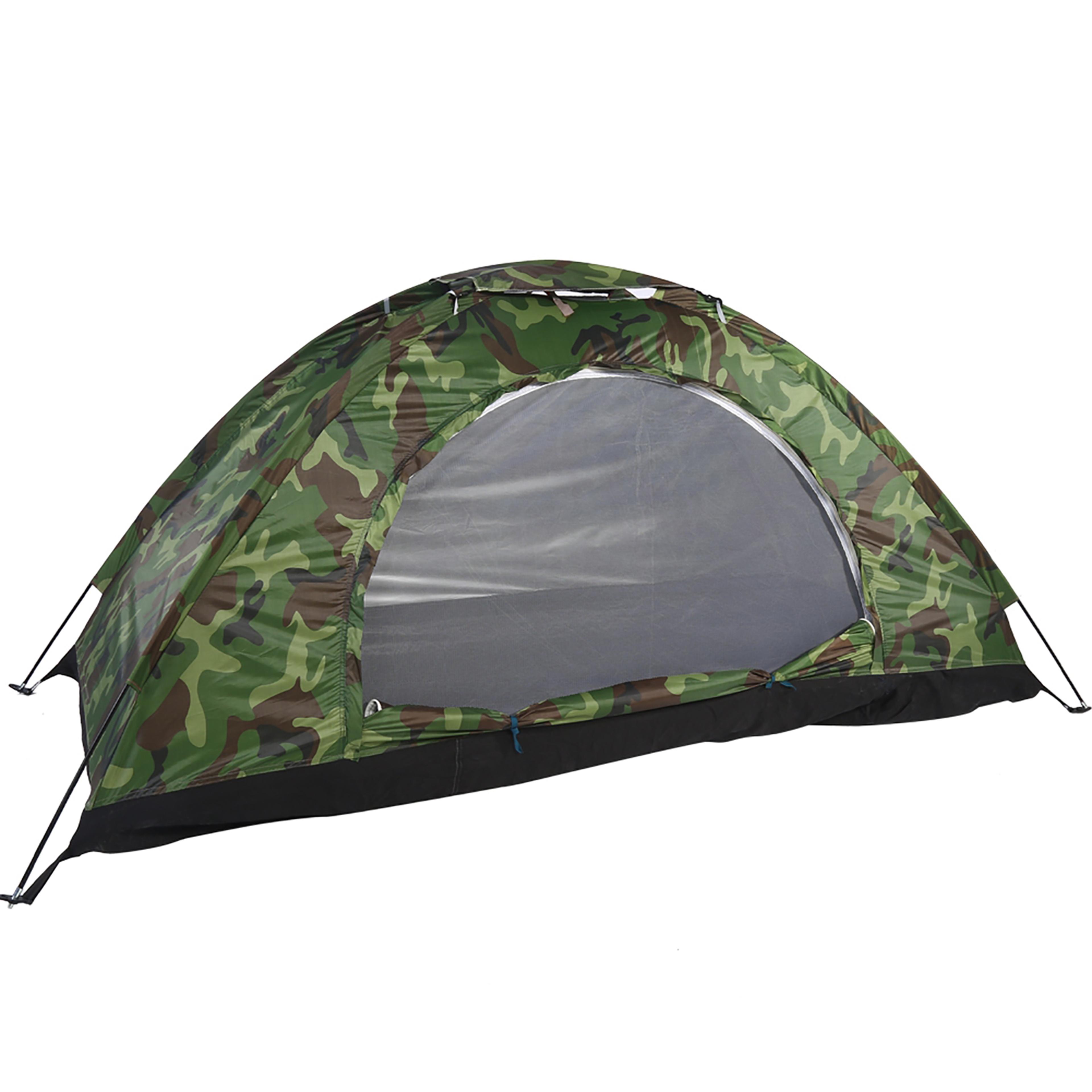 outdoor camouflage uv protection waterproof tent for solo camping and hiking