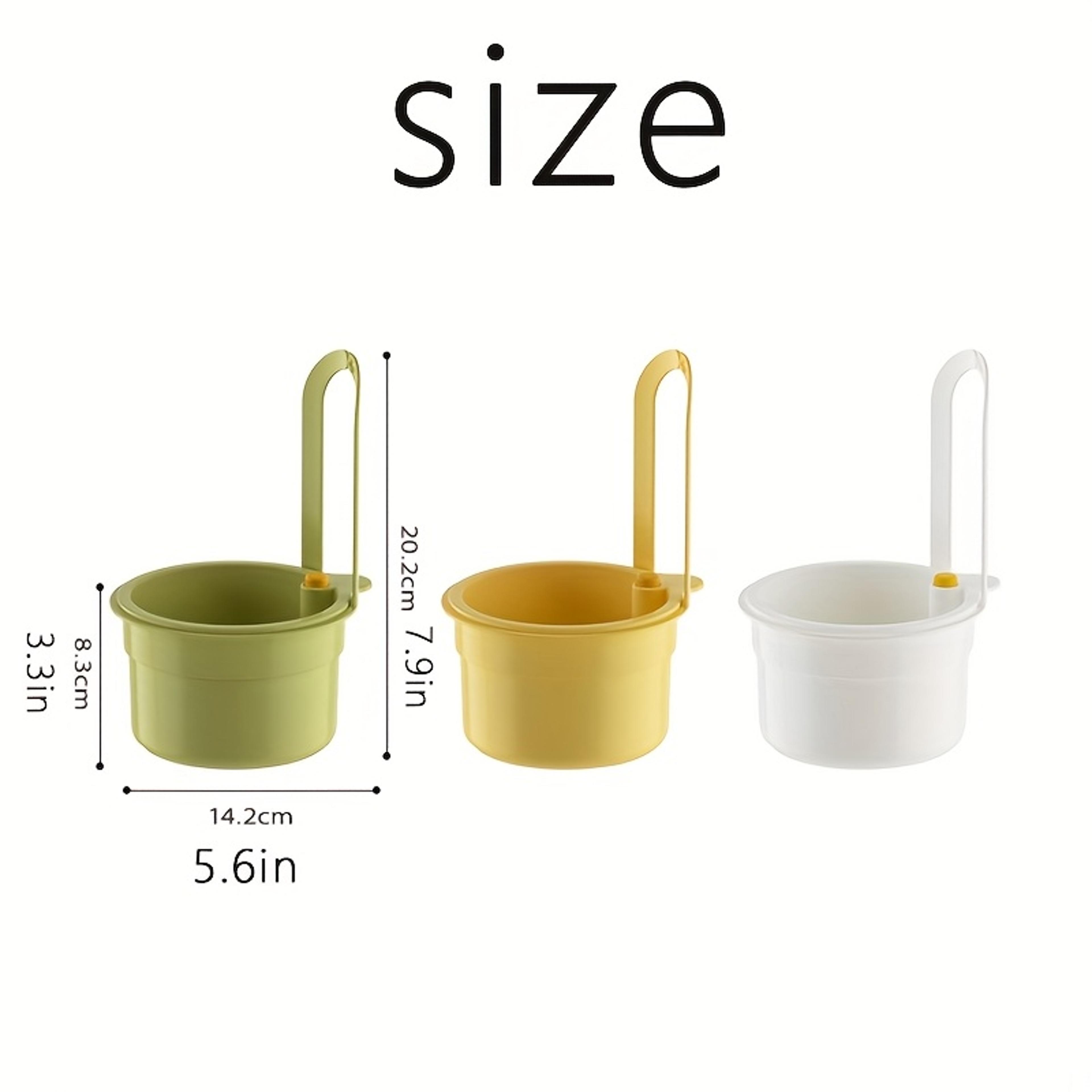 Hanging Sink Basket Organizer SpaceSaving Drain Filter For Kitchen  Bathroom 2
