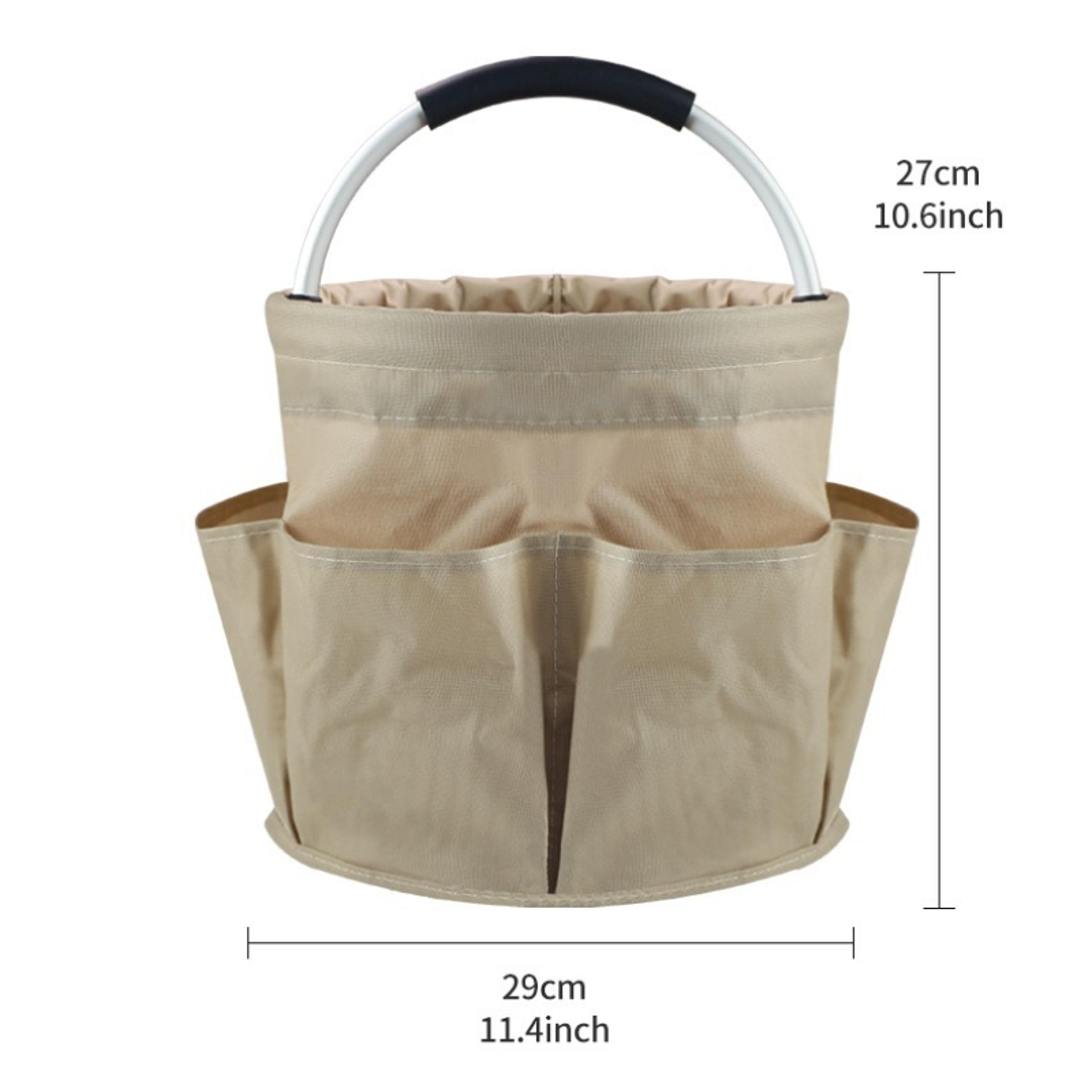 Foldable Garden Tool Tote Bag Portable MultiPocket Storage Caddy 4