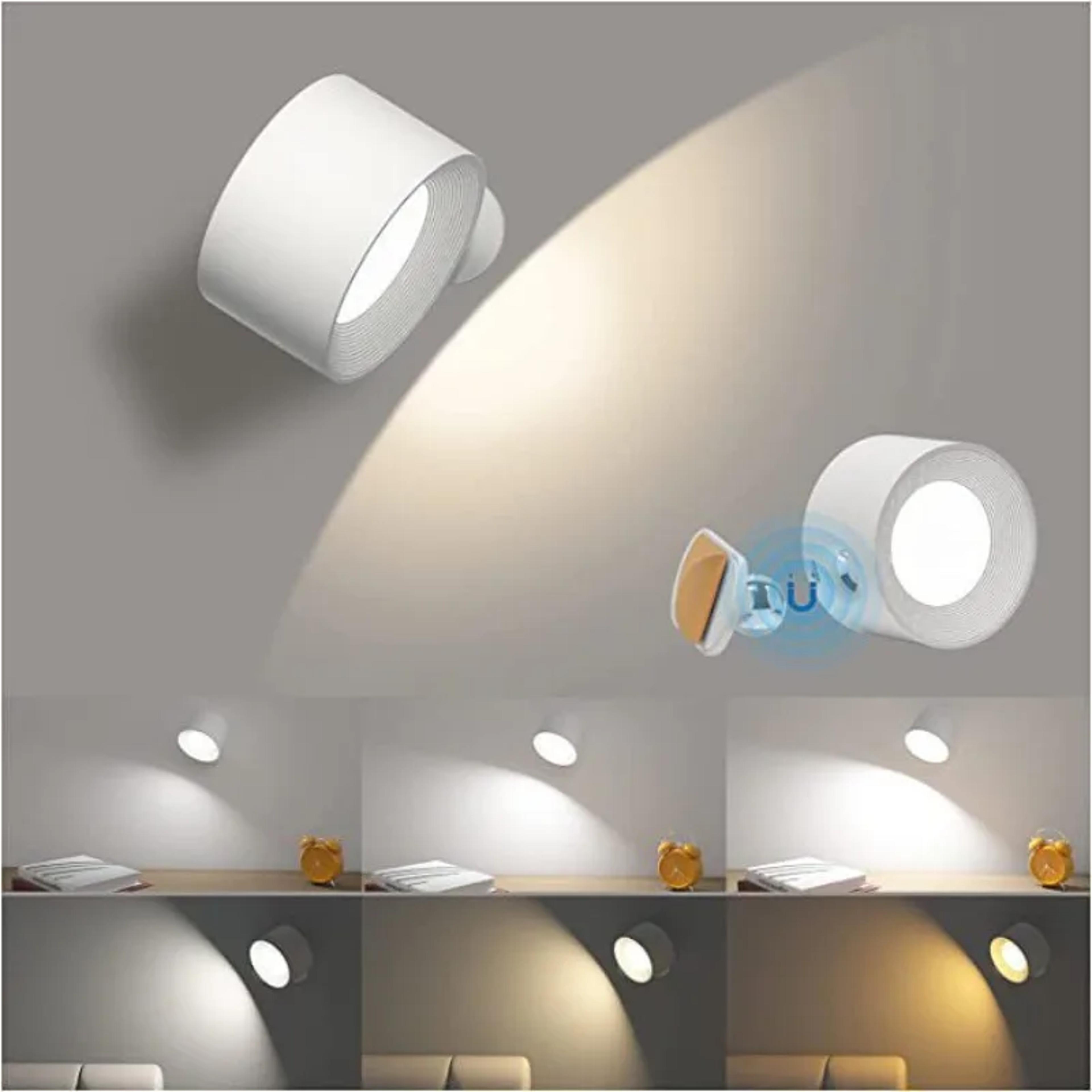 Magnetic Rechargeable LED Wall Lamp With Remote Wireless Reading Night Light For Bedroom Bedside An 0