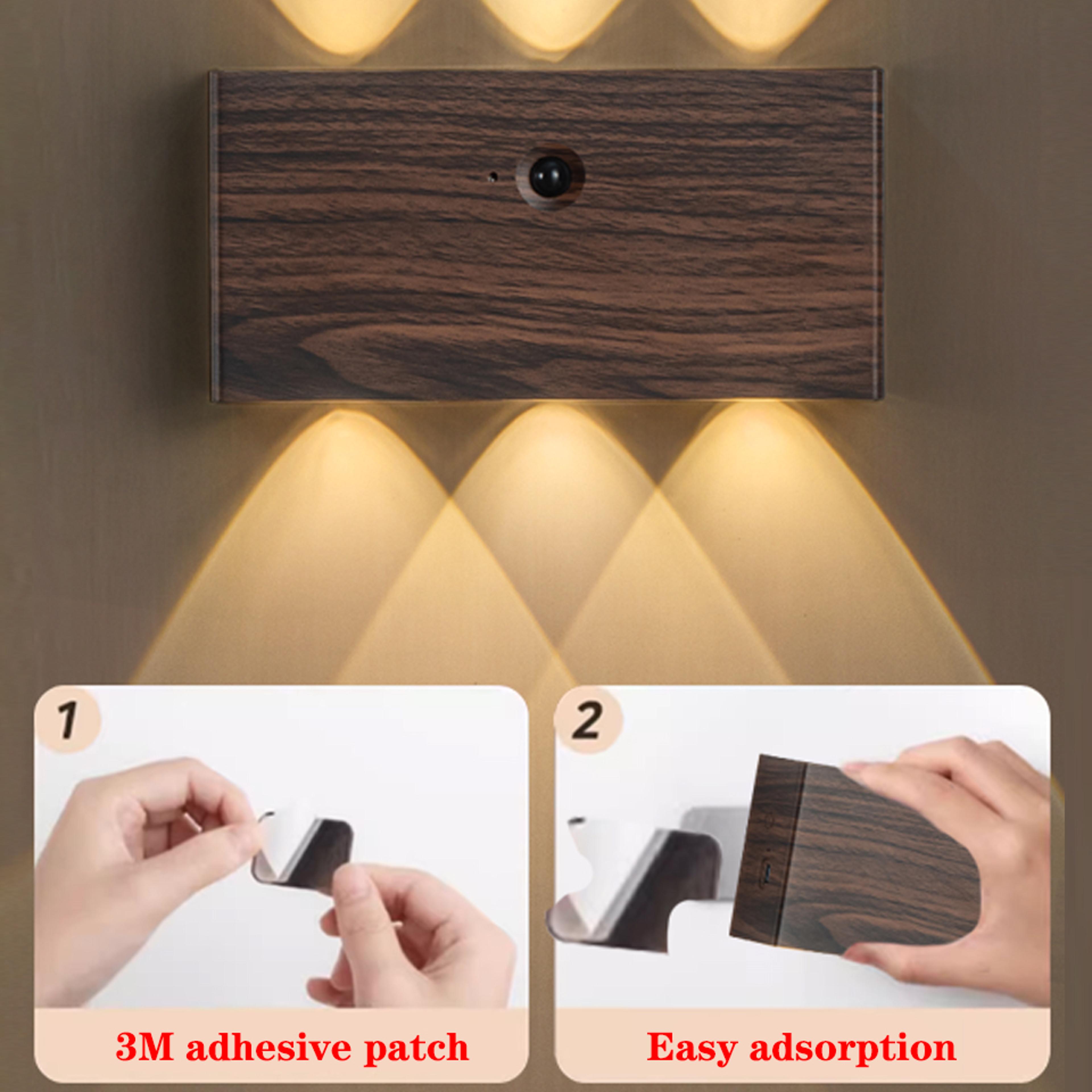 Rechargeable LED Motion Sensor Wall Light Wireless Battery Operated Indoor Wall Lamp 5