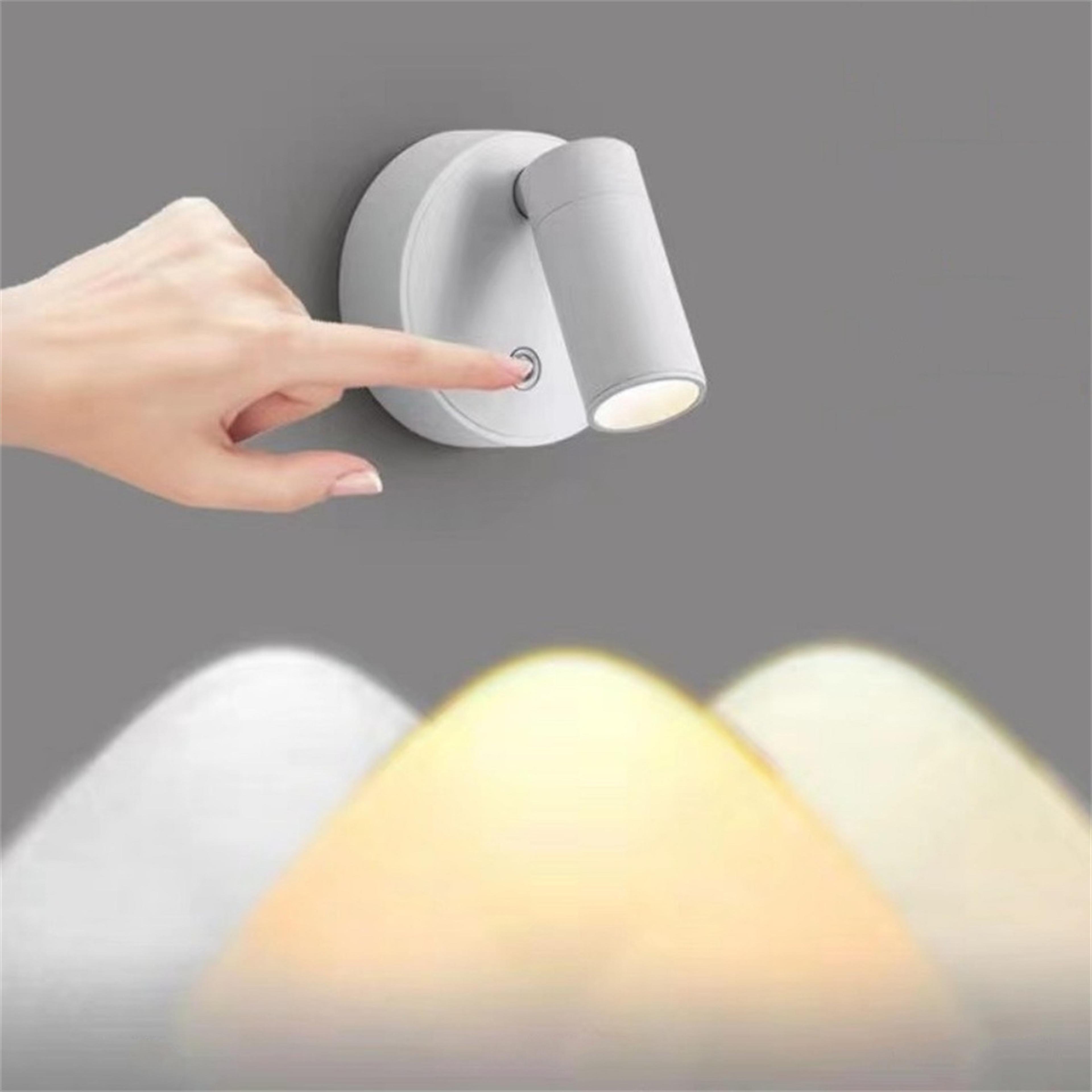 Rechargeable Wall Light Wireless Magnetic Wall Lamp LED Reading Light For Bedroom Bedside 0