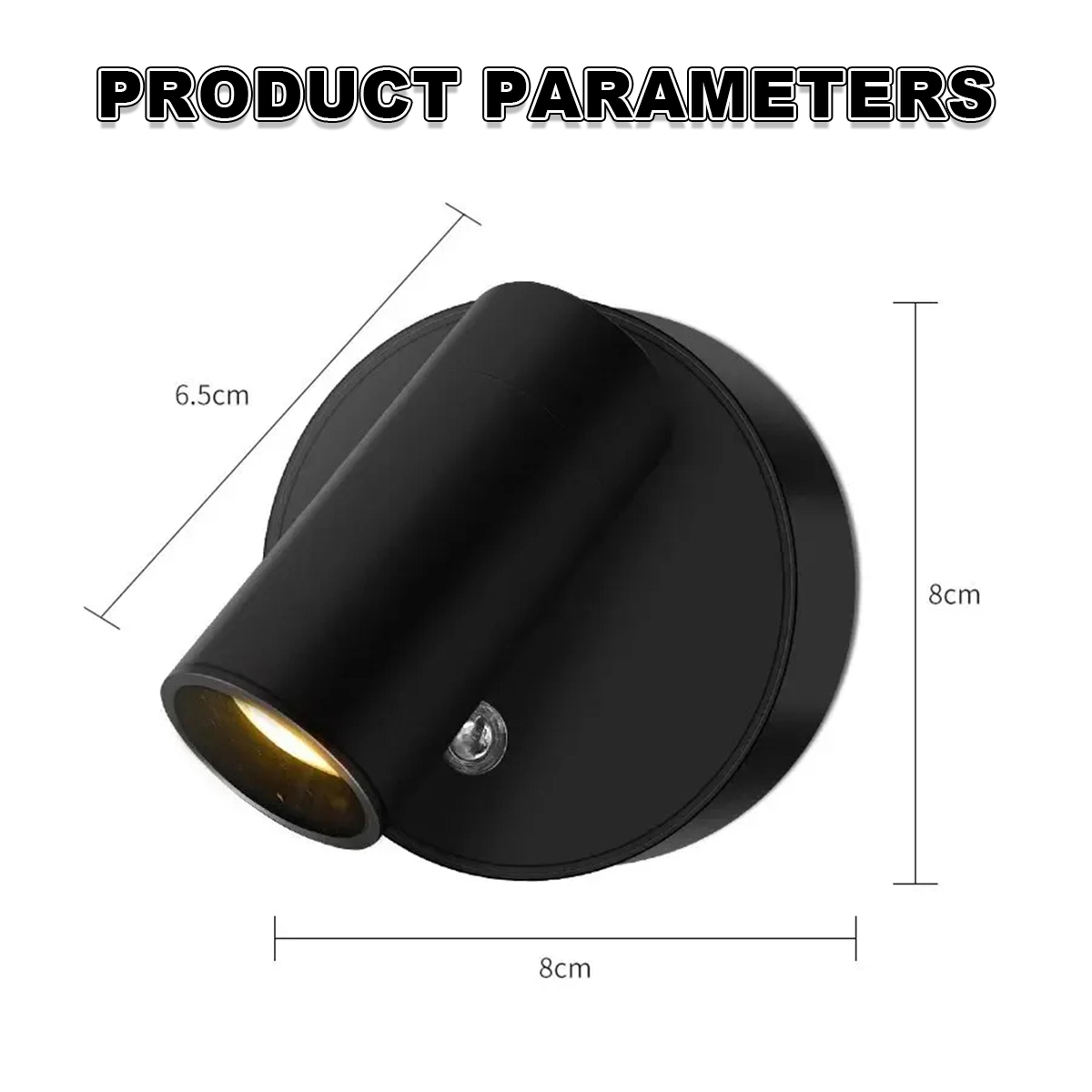 Rechargeable Wall Light Magnetic Wall Lamp Wireless LED Light With Touch Dimming And USB Charging 2