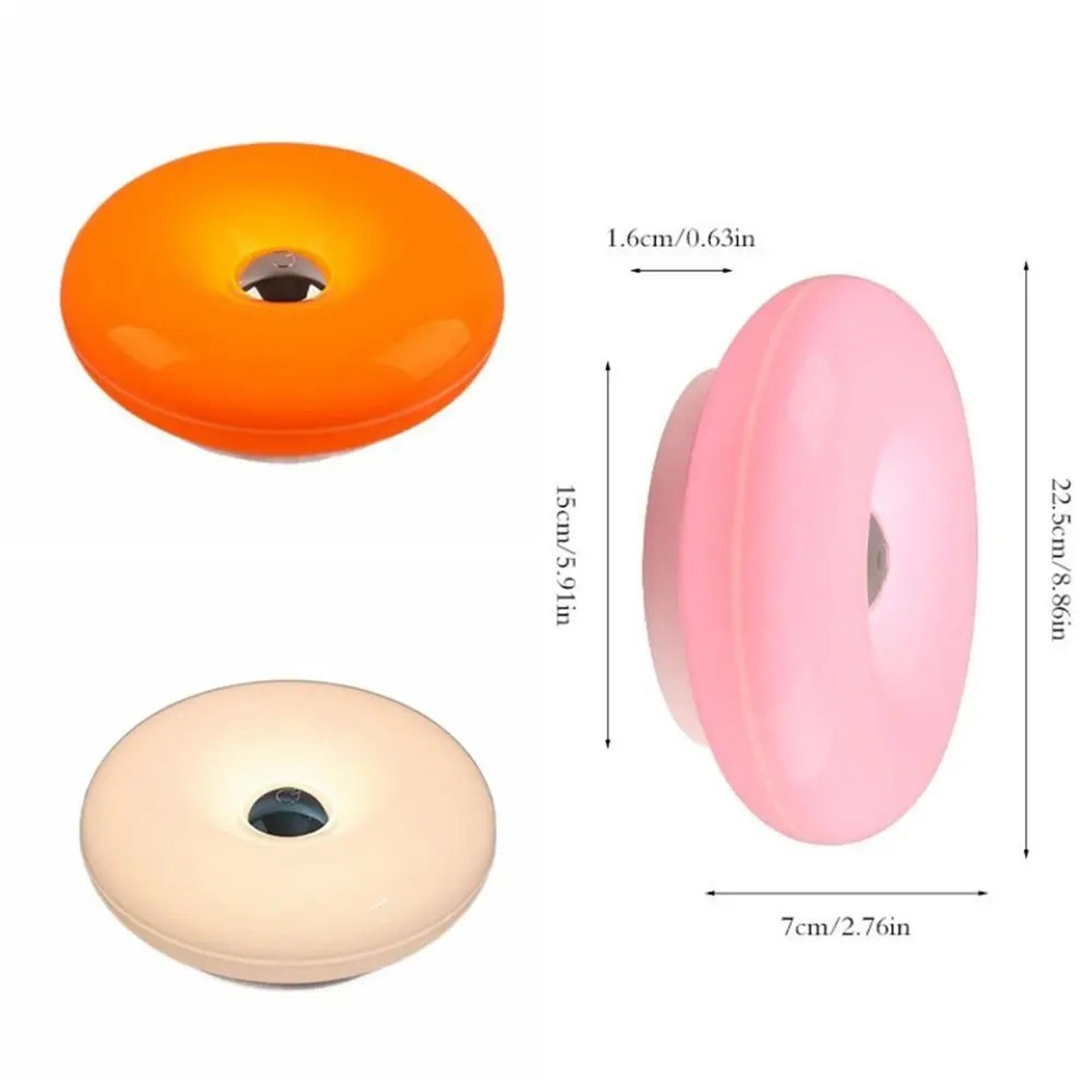 Modern LED Wall Lamp USB Touch Control Dimmable Donut Bedside Light 2
