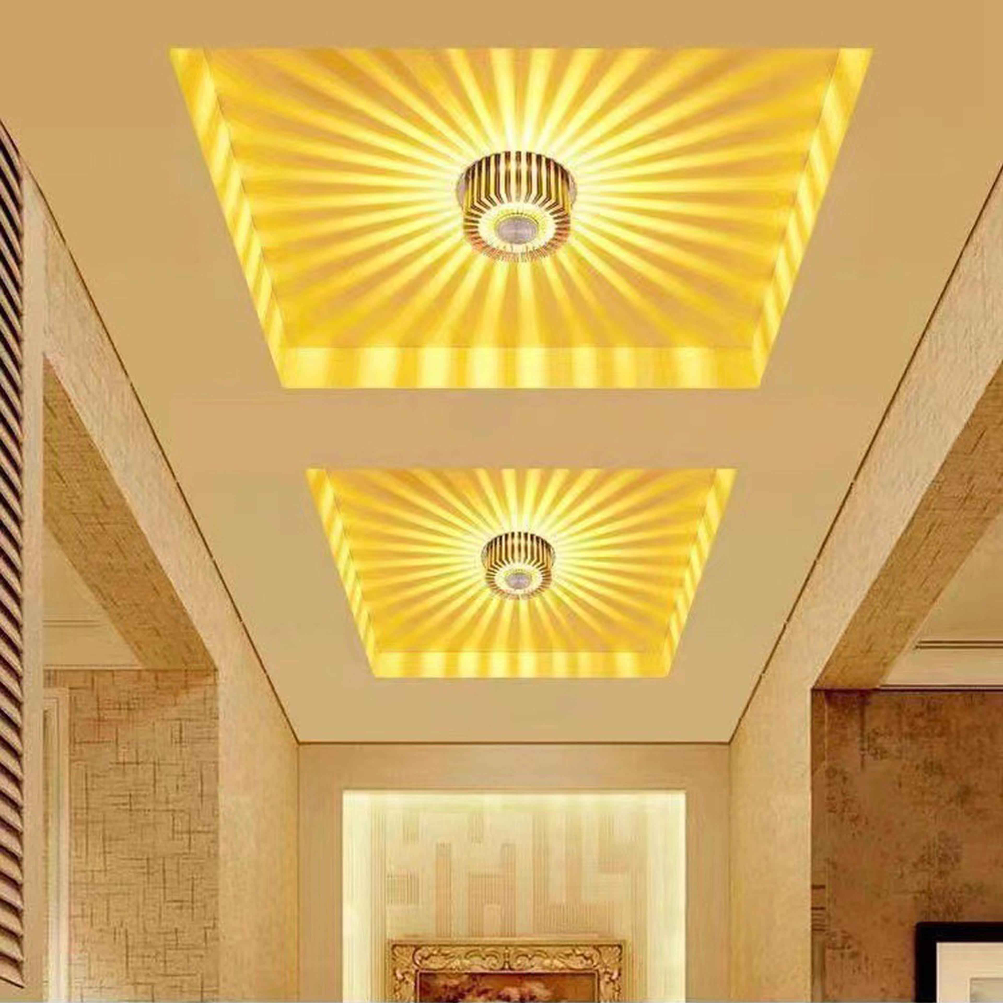 RGB LED Wall Sconce Modern Ceiling Light Color Changing Decorative Wall Lamp For Living Room Hallwa 1