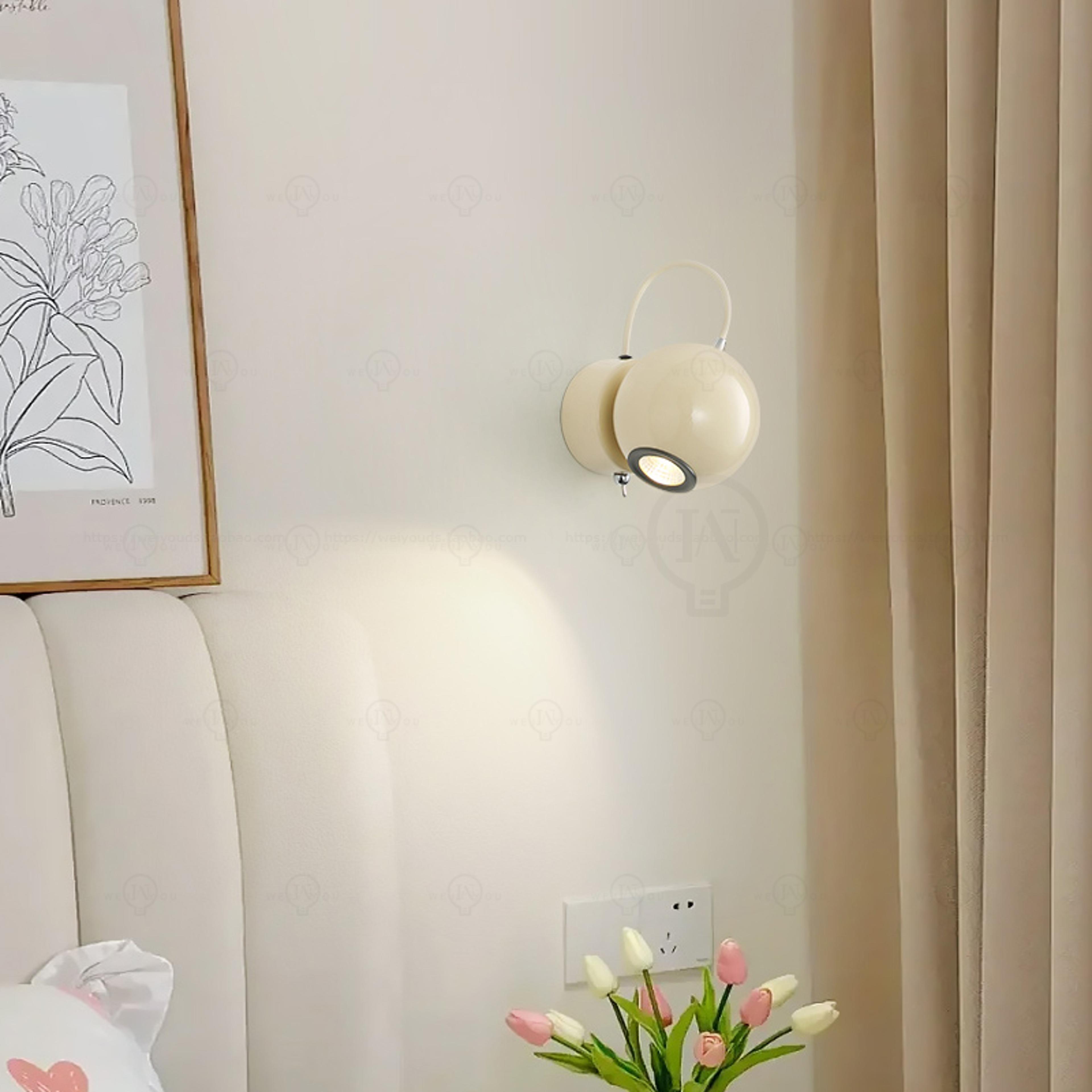 Modern Adjustable Wall Lamp Minimalist Bedside Wall Lamp With Built In Switch 5