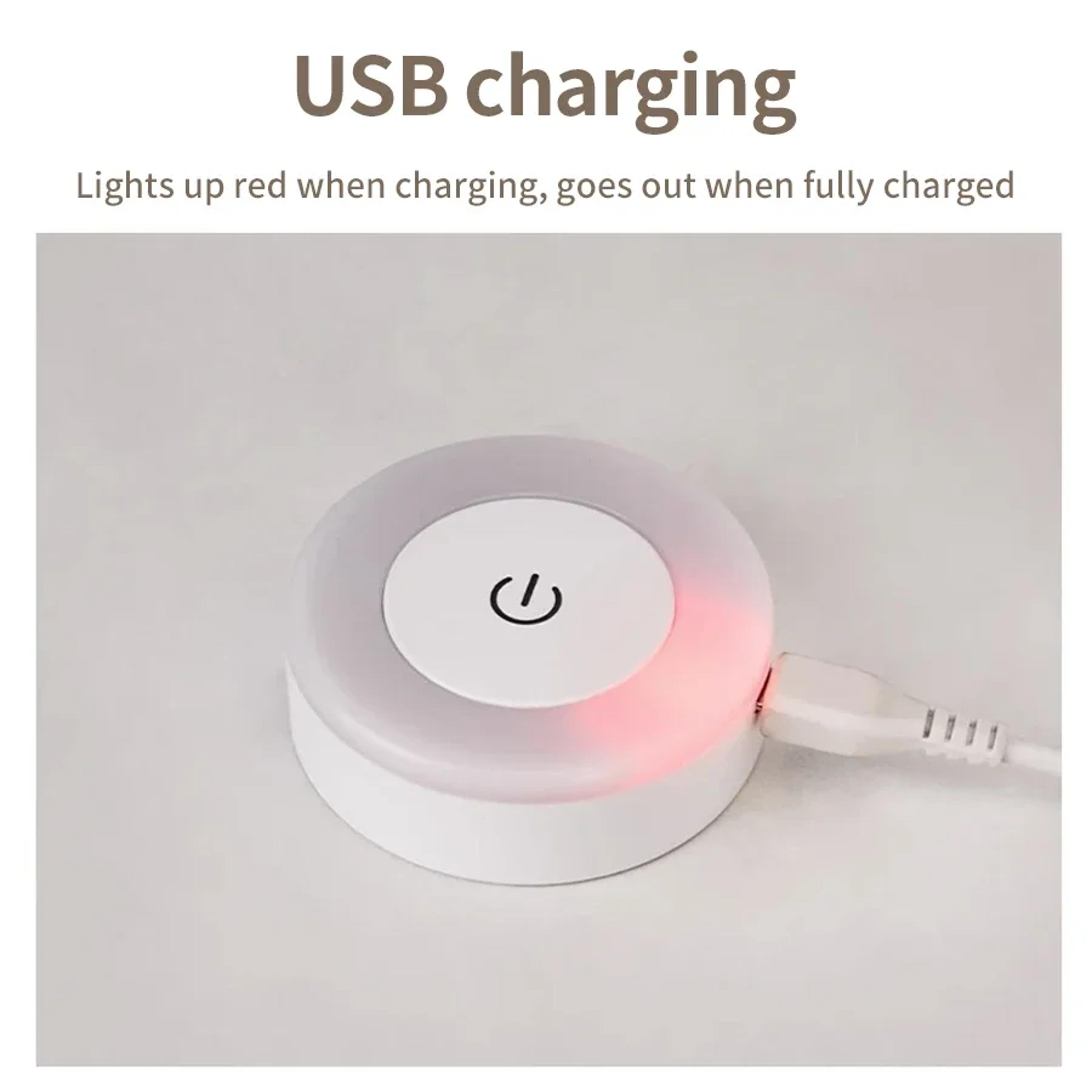 Rechargeable LED Wall Lamp Touch Dimmable Magnetic Reading Light 2