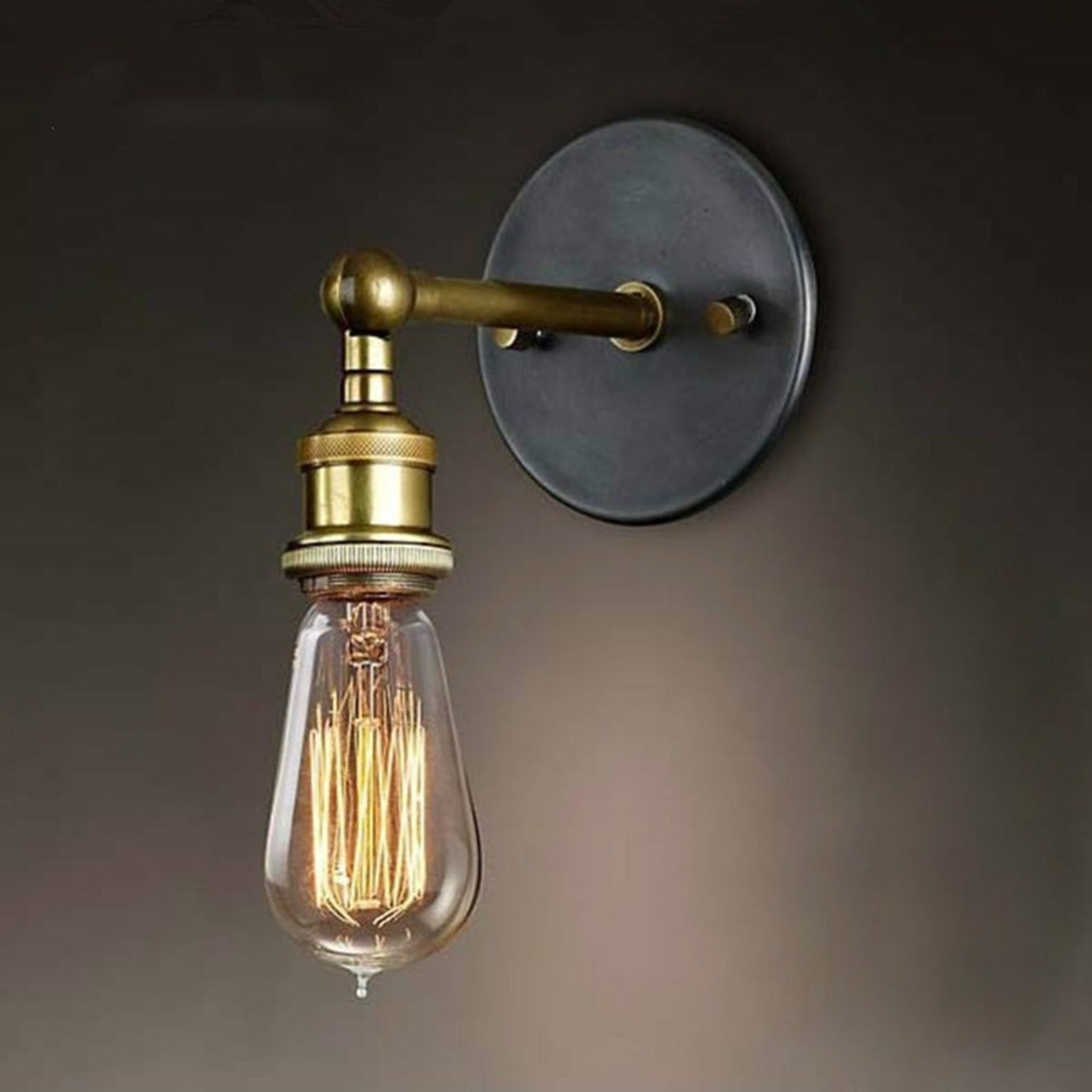 vintage industrial wall lamp rustic metal sconce for living room bedroom bar decor